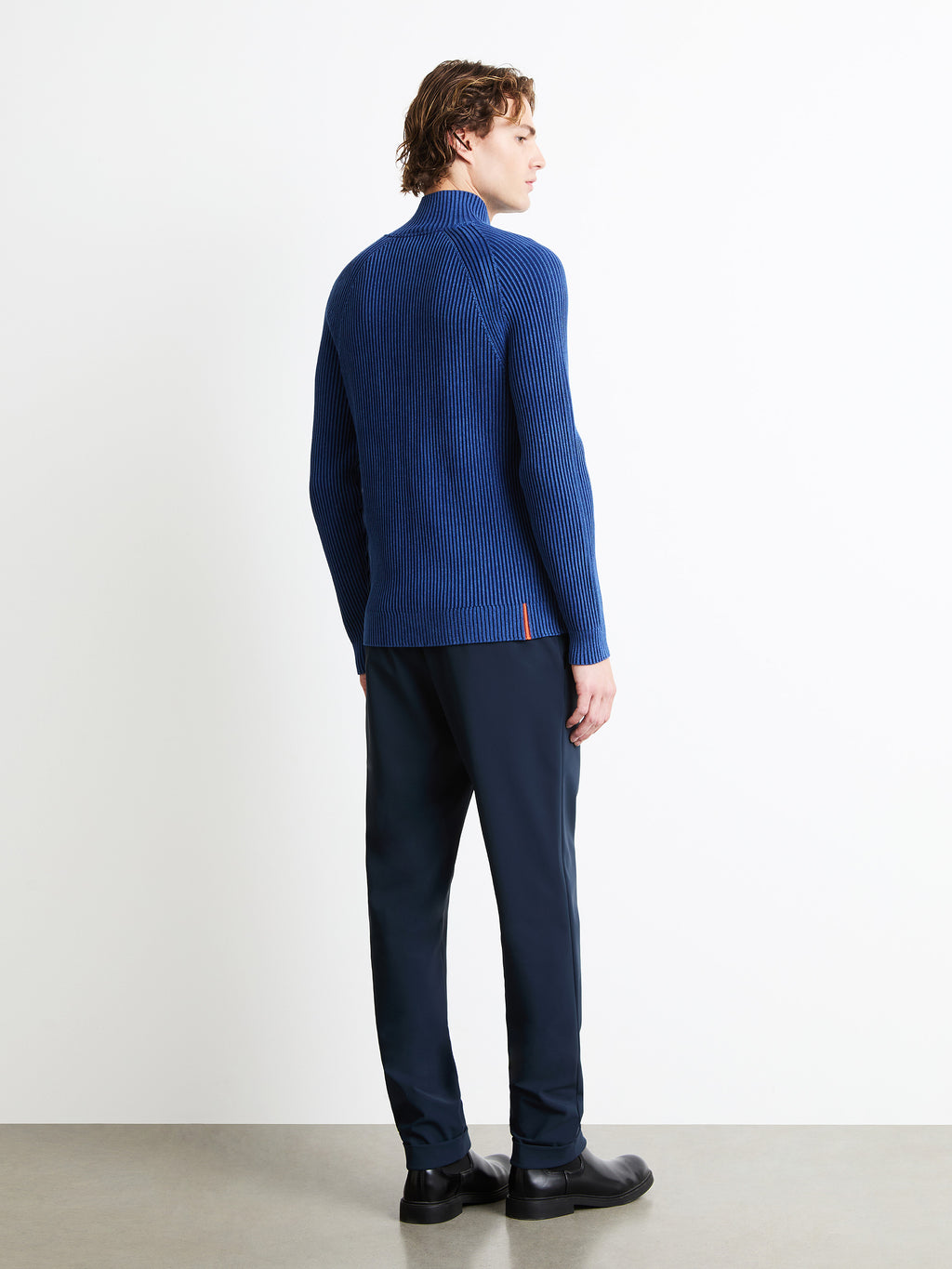Cotton 7 Techno Wash Full Zip Knit