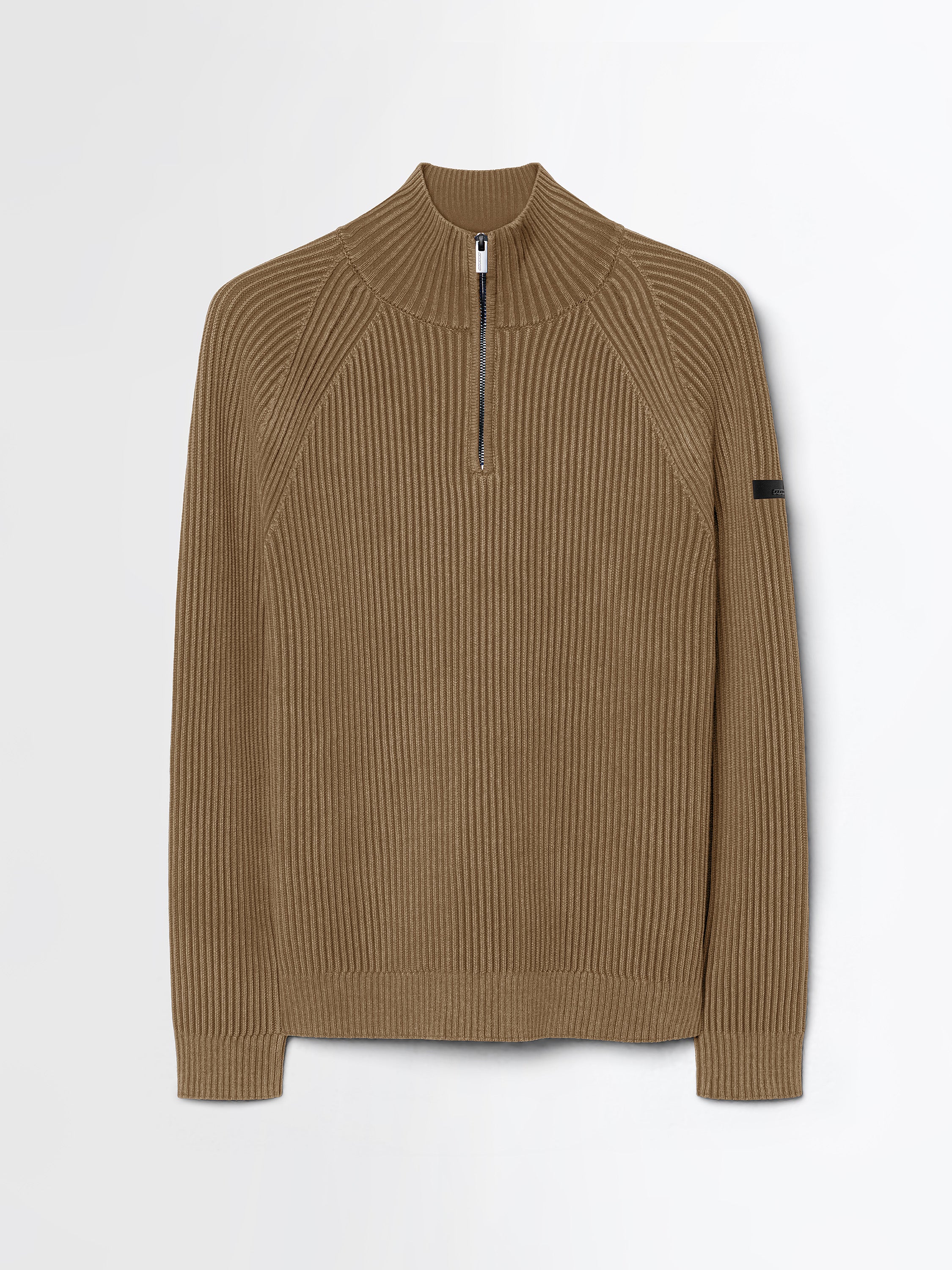 Cotton 7 Techno Wash Full Zip Knit