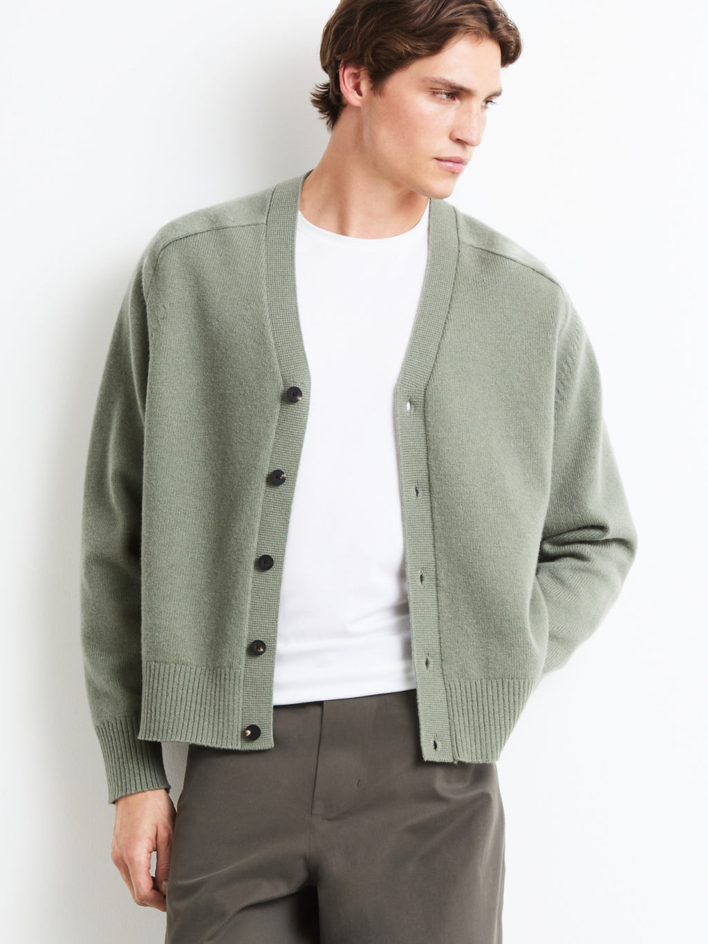 Wool Cash 7 Cardigan Knit