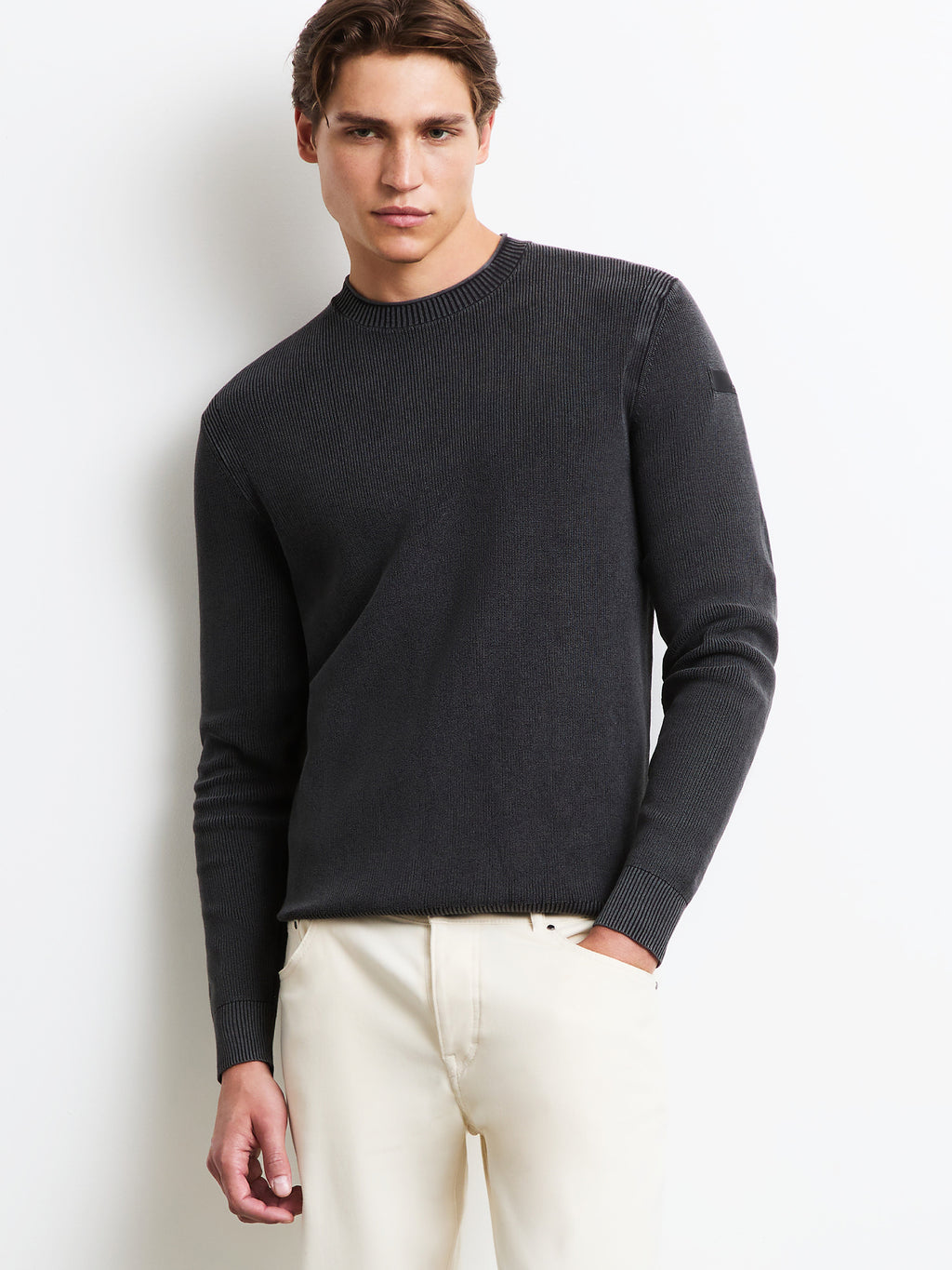 Cotton Techno Wash Round Knit