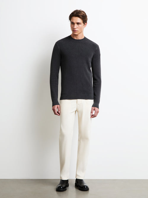 Cotton Techno Wash Round Knit