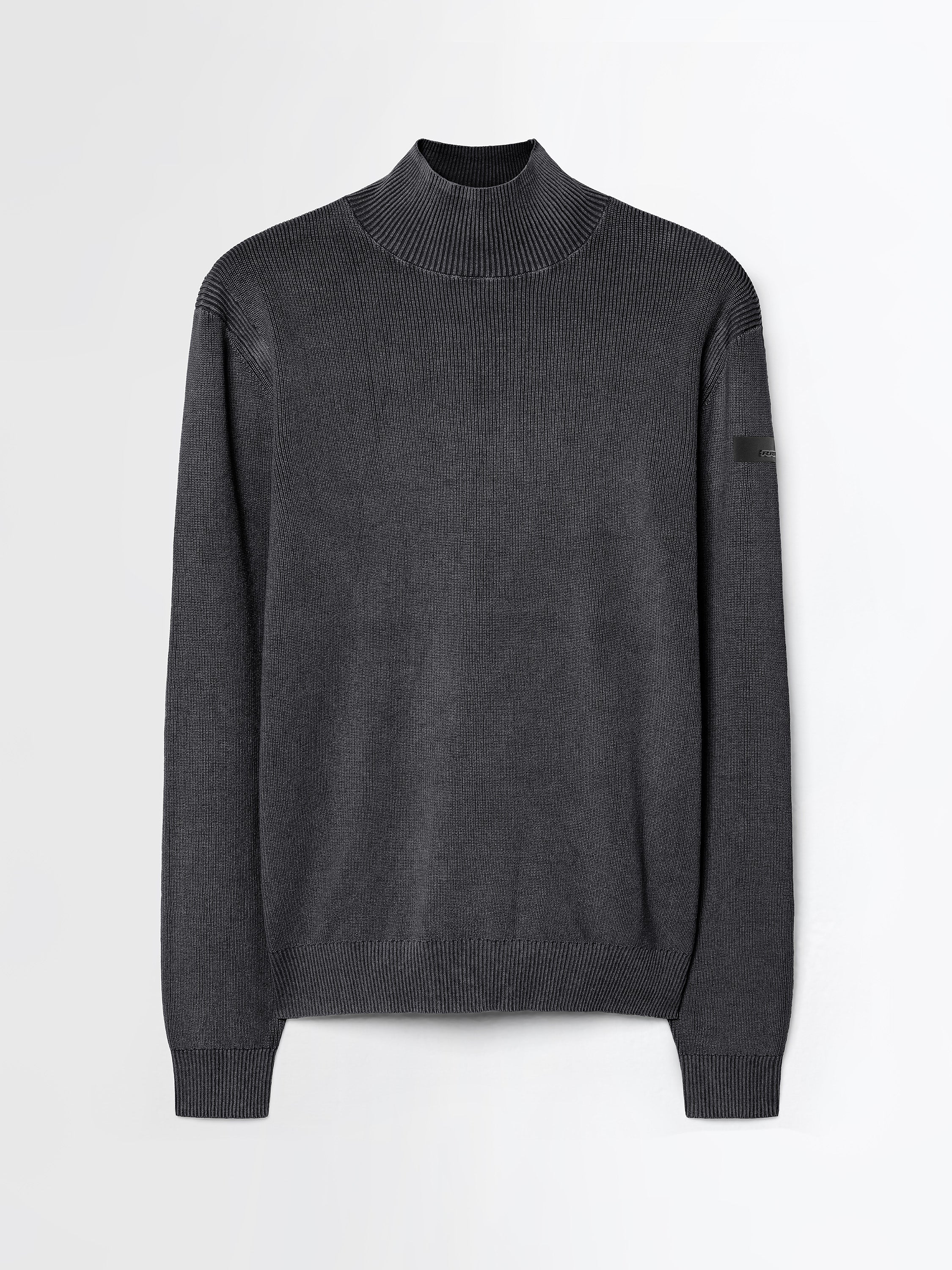 Cotton Techno Wash Turtleneck Knit