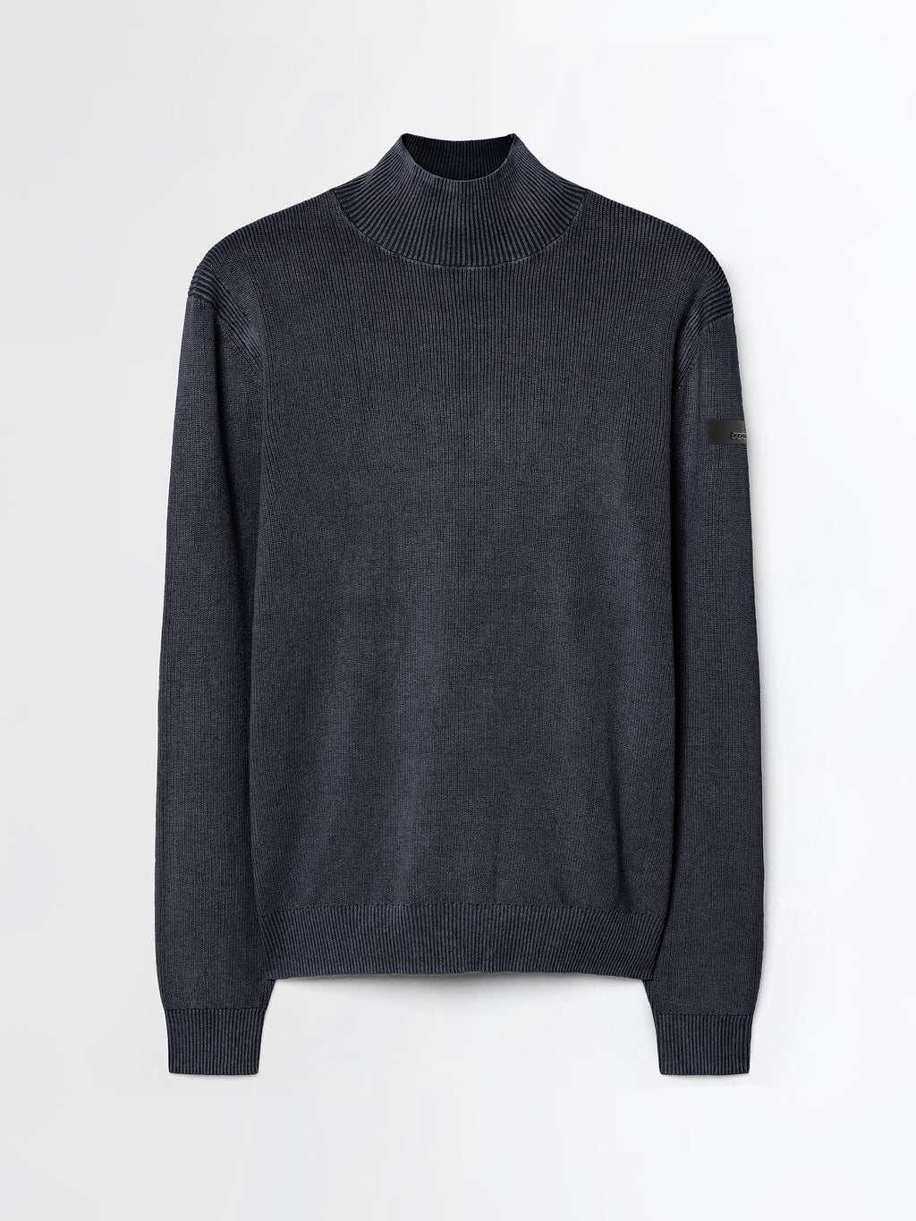 Cotton Techno Wash Turtleneck Knit