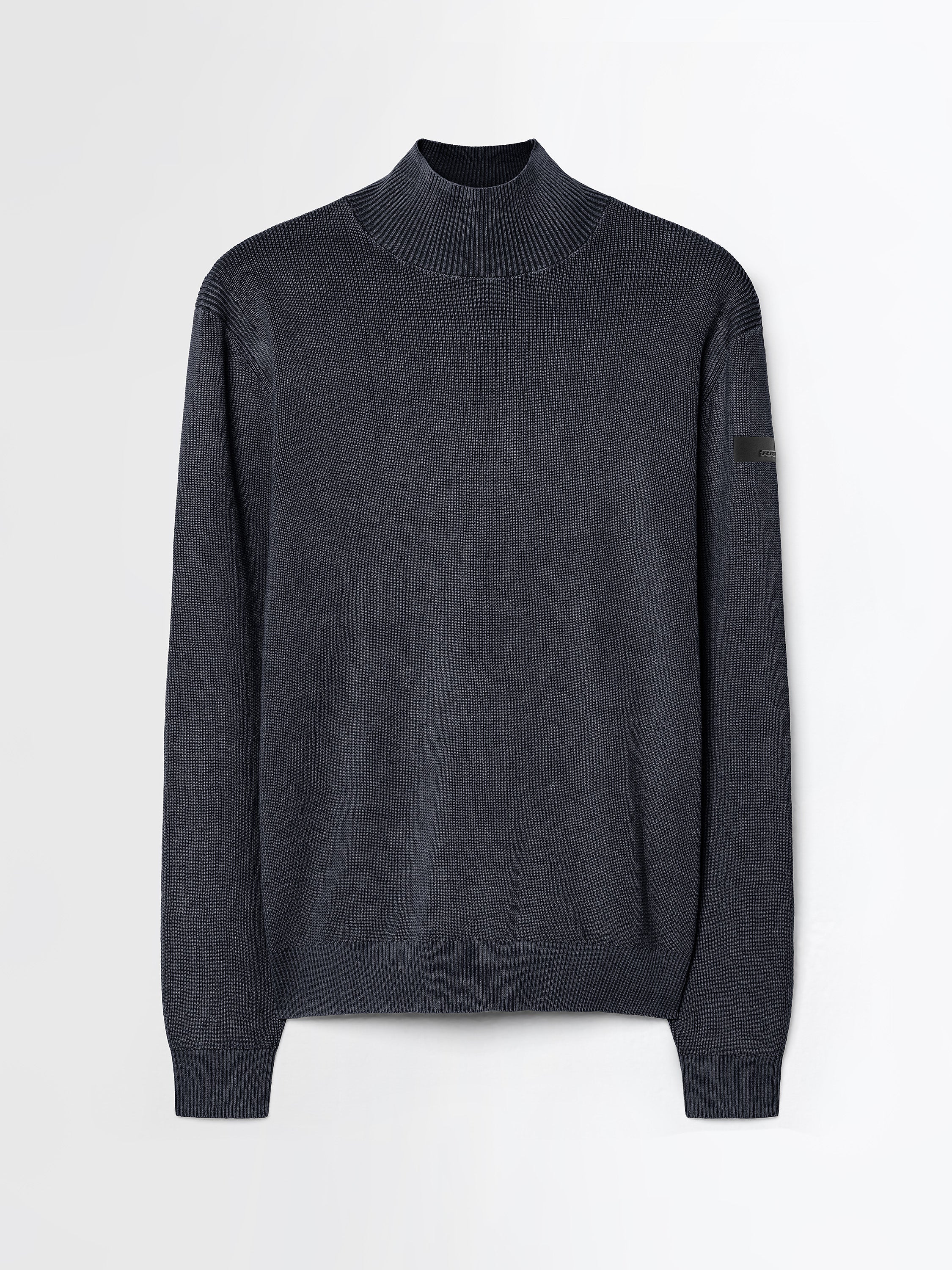 Cotton Techno Wash Turtleneck Knit