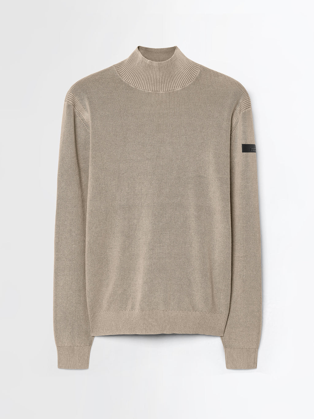 Cotton Techno Wash Turtleneck Knit