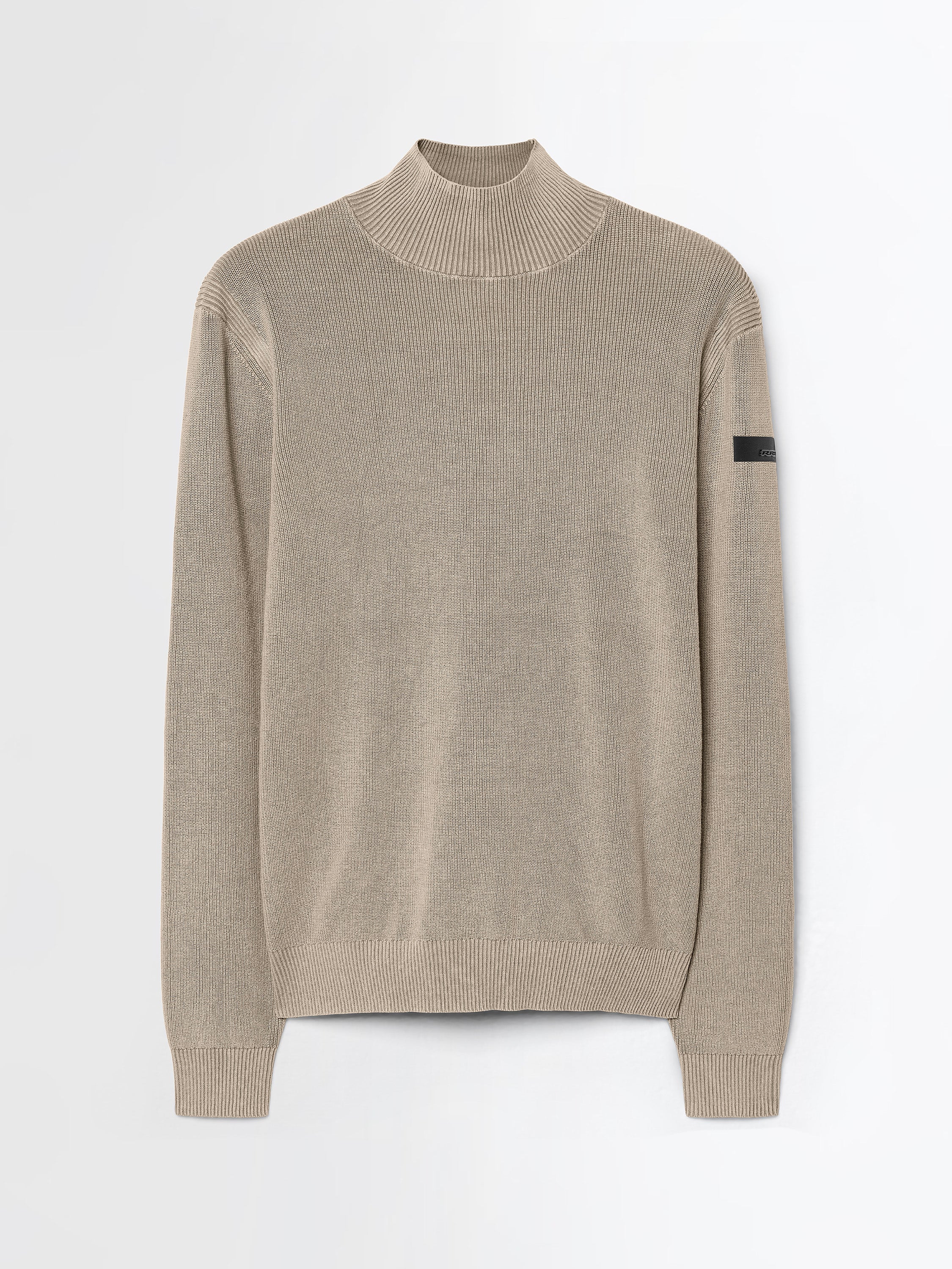 Cotton Techno Wash Turtleneck Knit