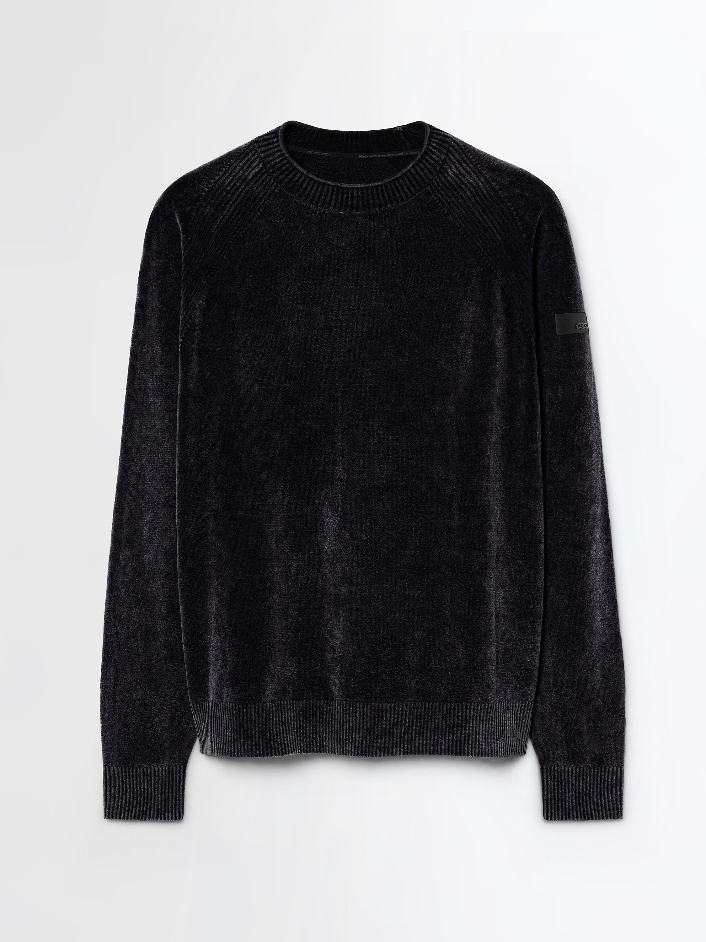 Velvet Techno Wash Round Knit