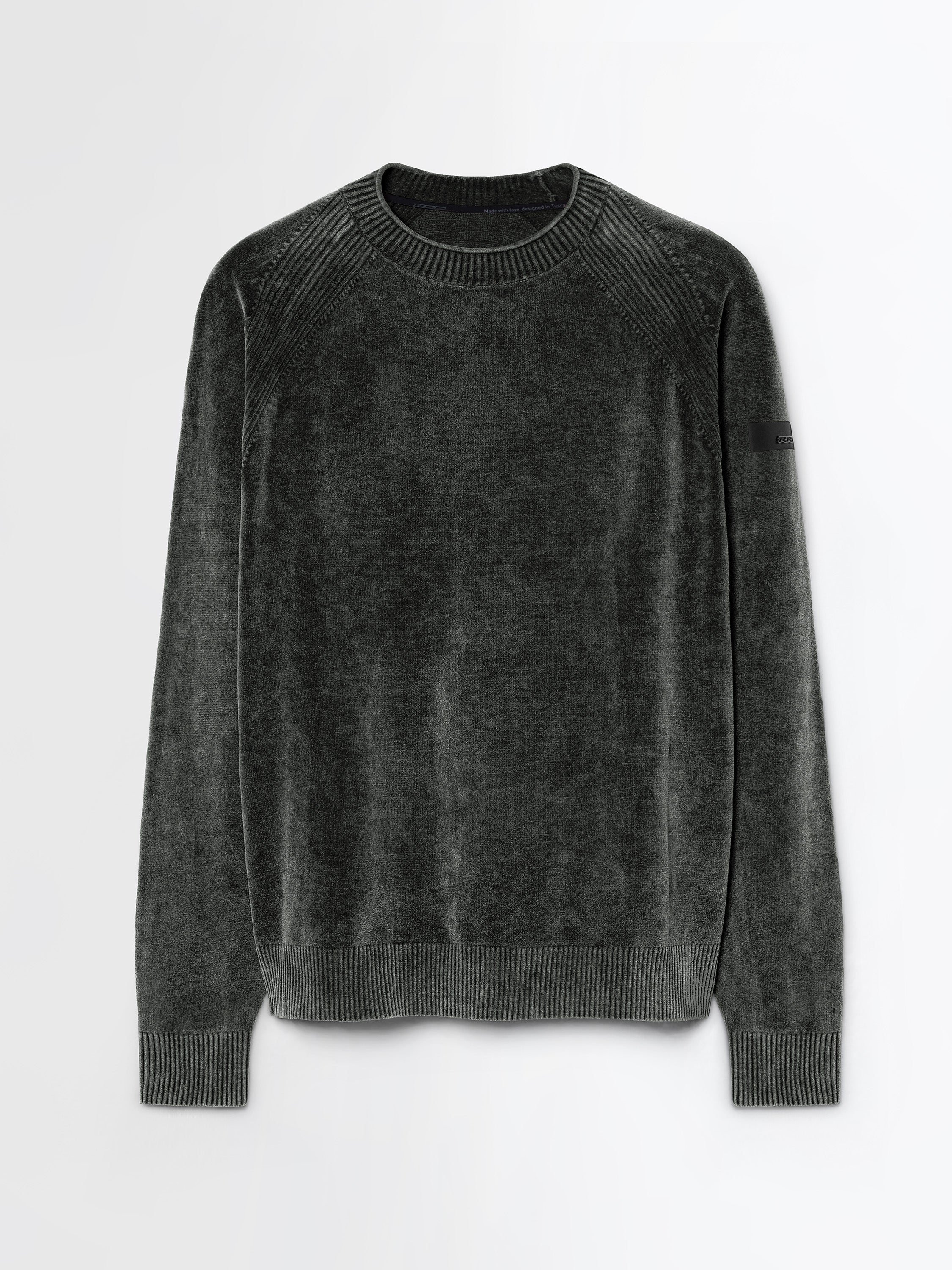 Velvet Techno Wash Round Knit