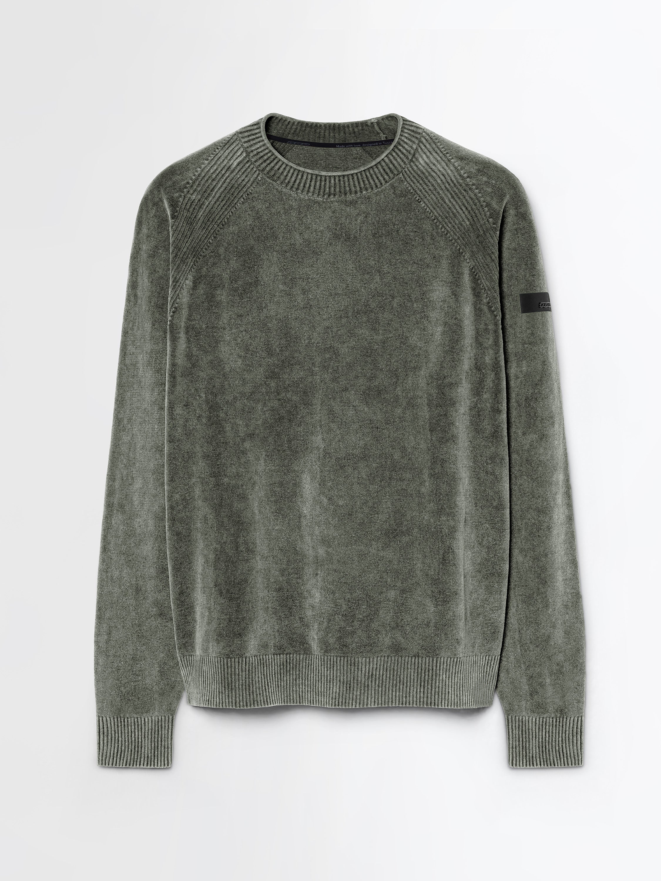 Velvet Techno Wash Round Knit