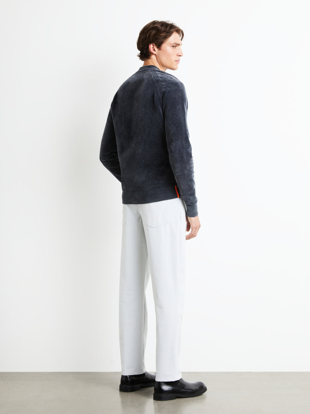 Velvet Techno Wash Round Knit