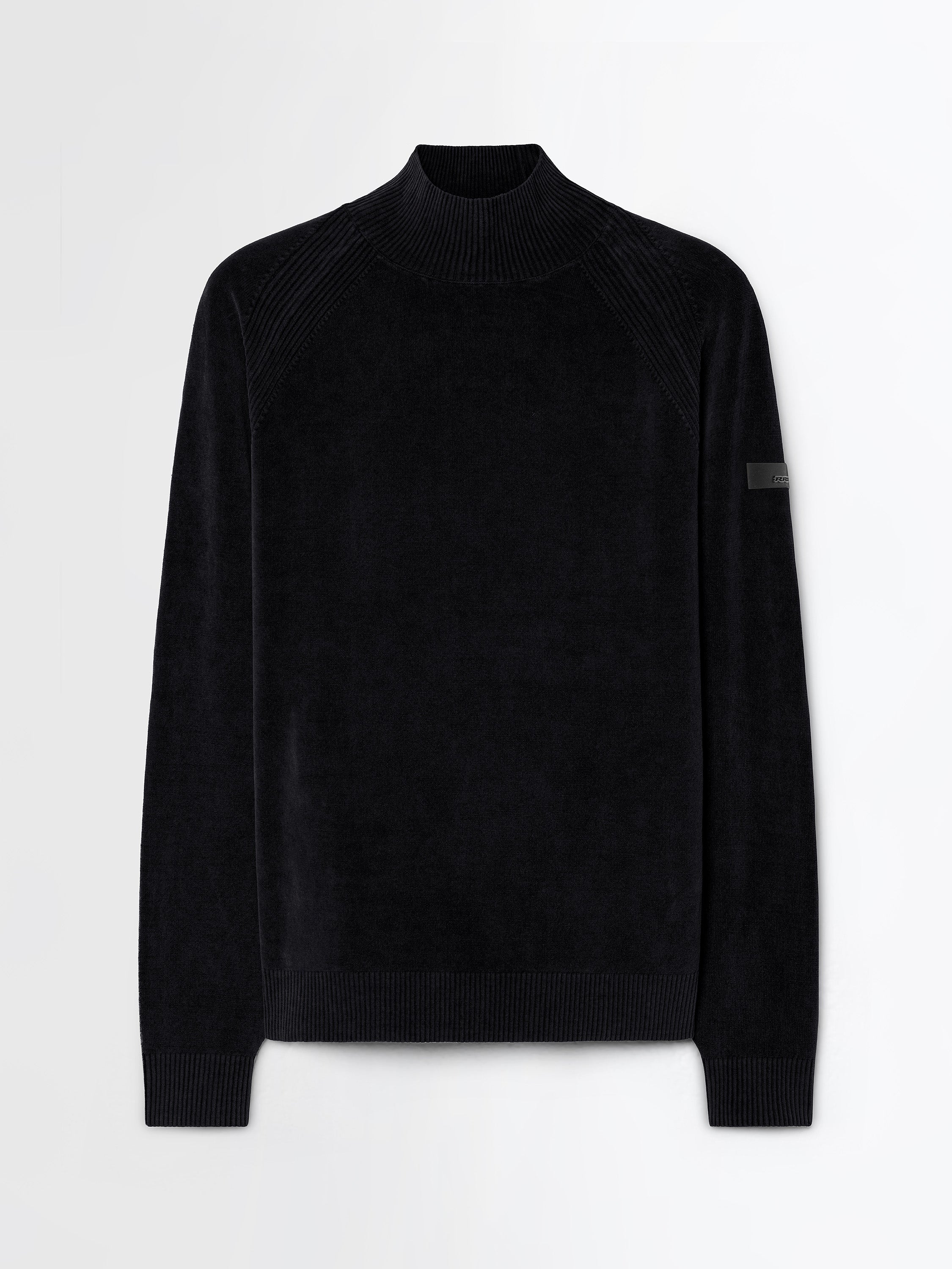 Velvet Techno Wash Turtleneck Knit
