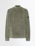 Velvet Techno Wash Turtleneck Knit