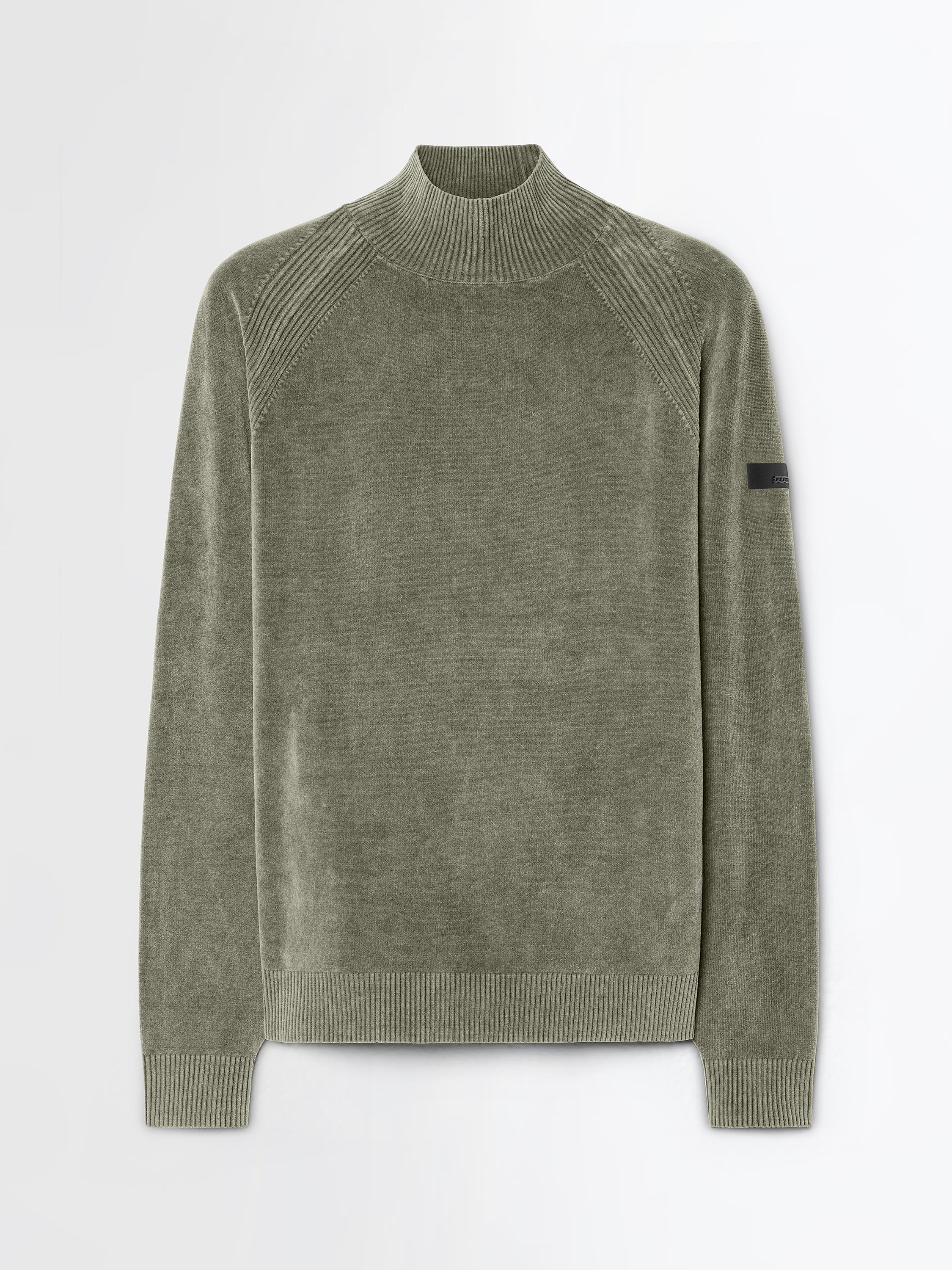 Velvet Techno Wash Turtleneck Knit