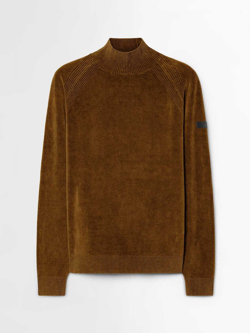 Velvet Techno Wash Turtleneck Knit