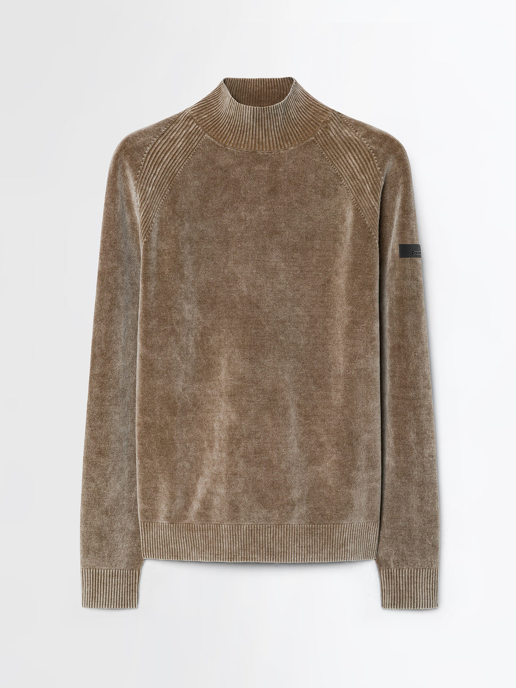 Velvet Techno Wash Turtleneck Knit