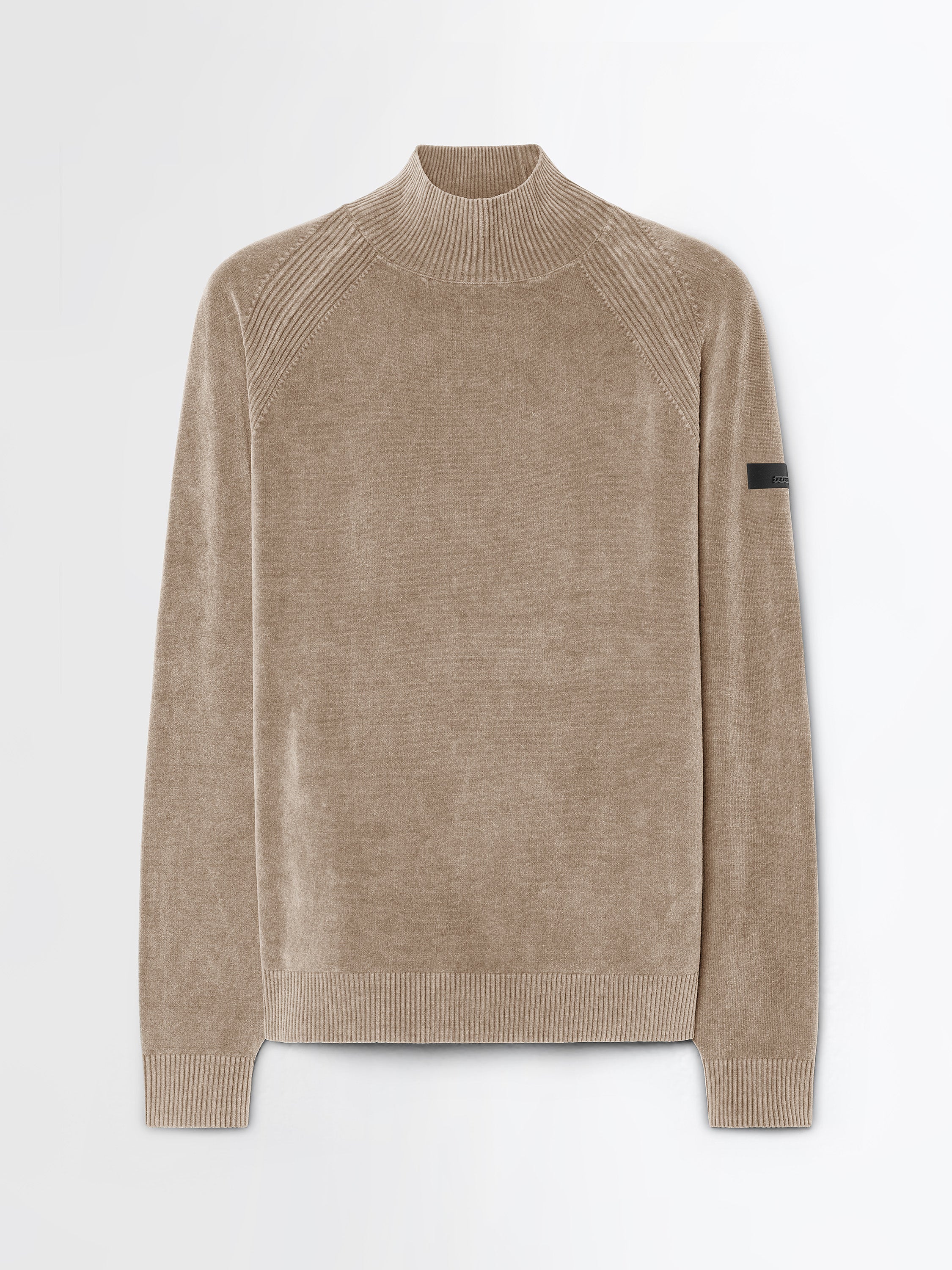 Velvet Techno Wash Turtleneck Knit