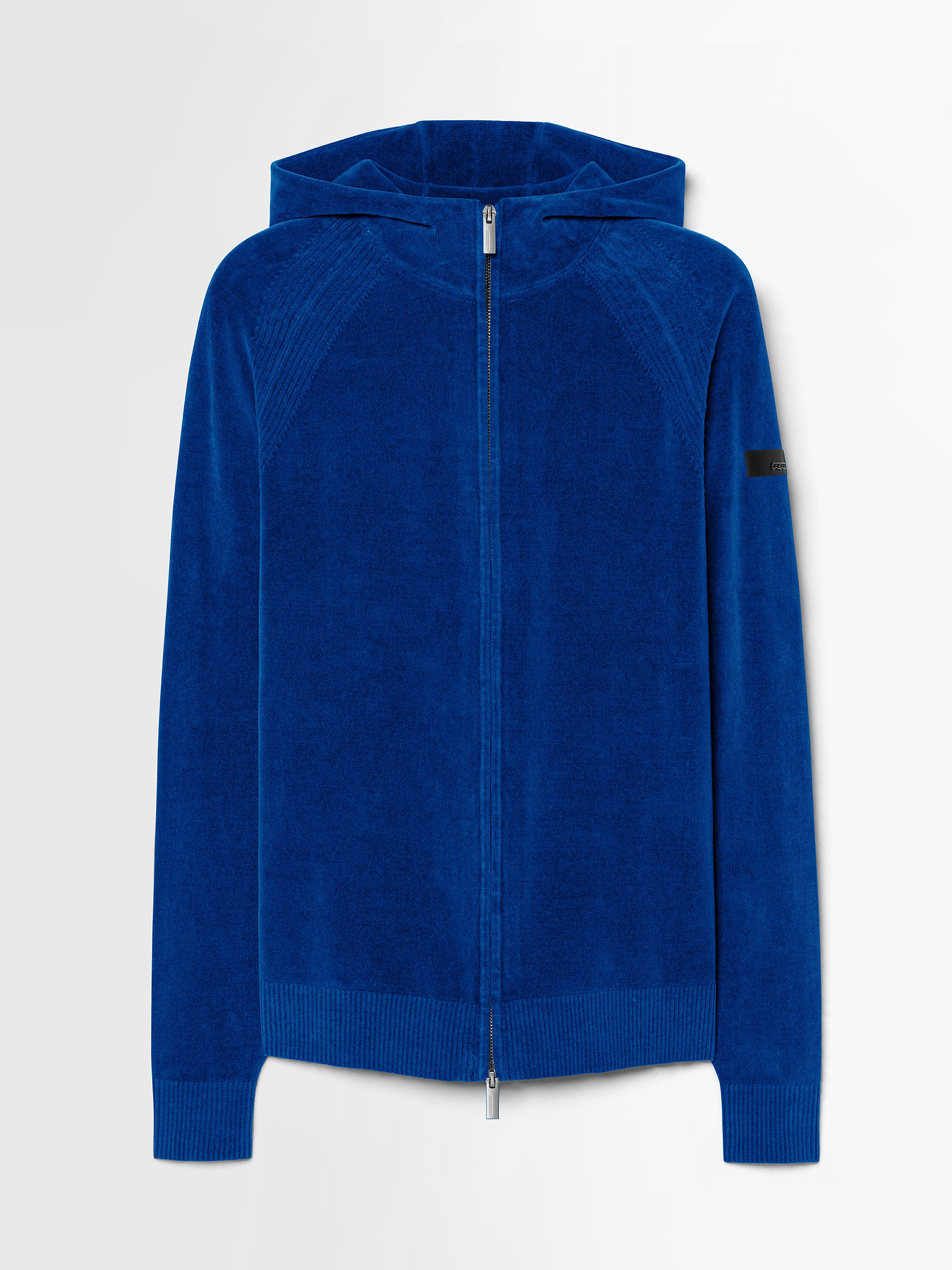 Velvet Techno Wash Hood Zip Knit