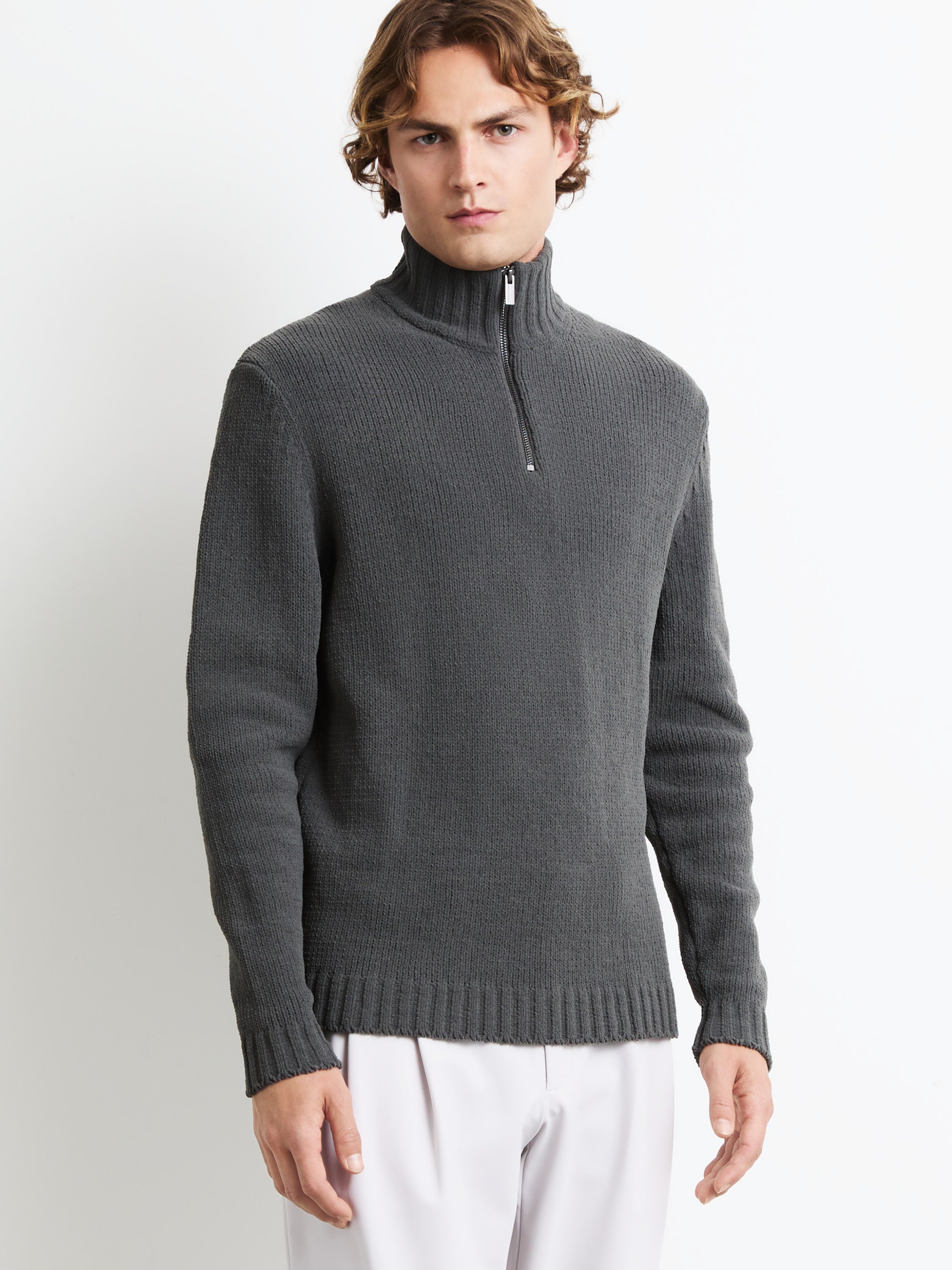 Cinematt Half Zip Knit