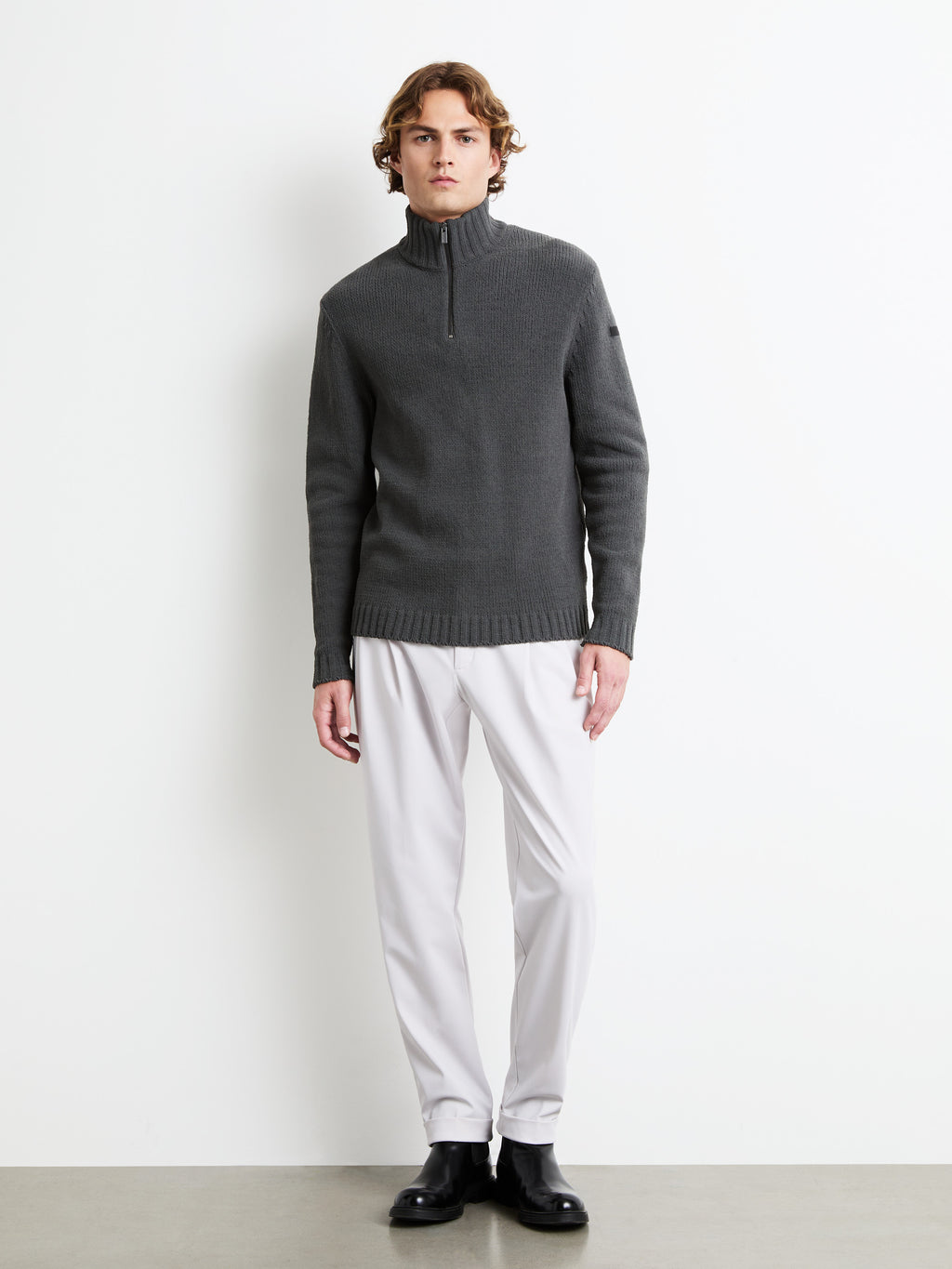 Cinematt Half Zip Knit