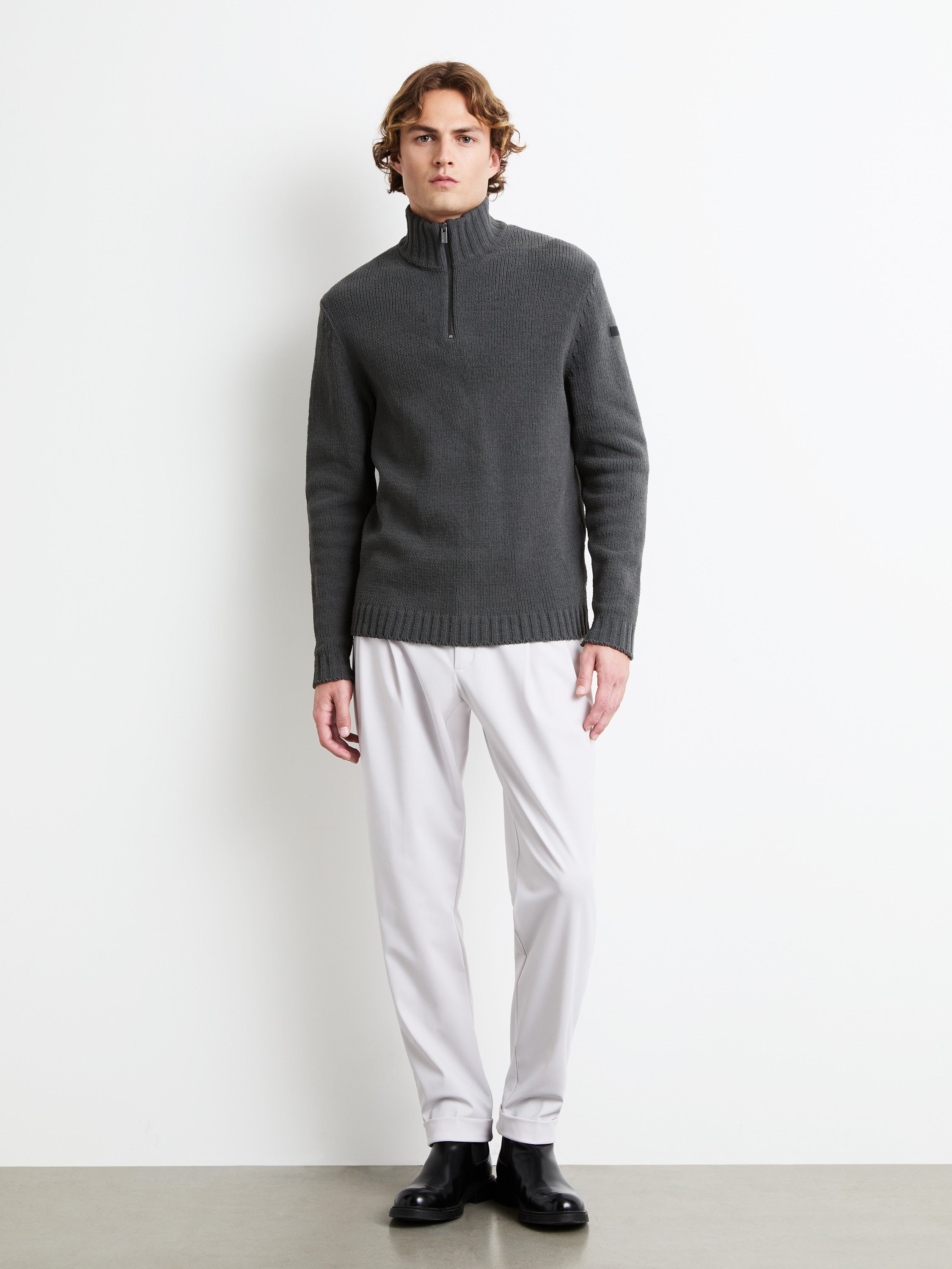 Cinematt Half Zip Knit