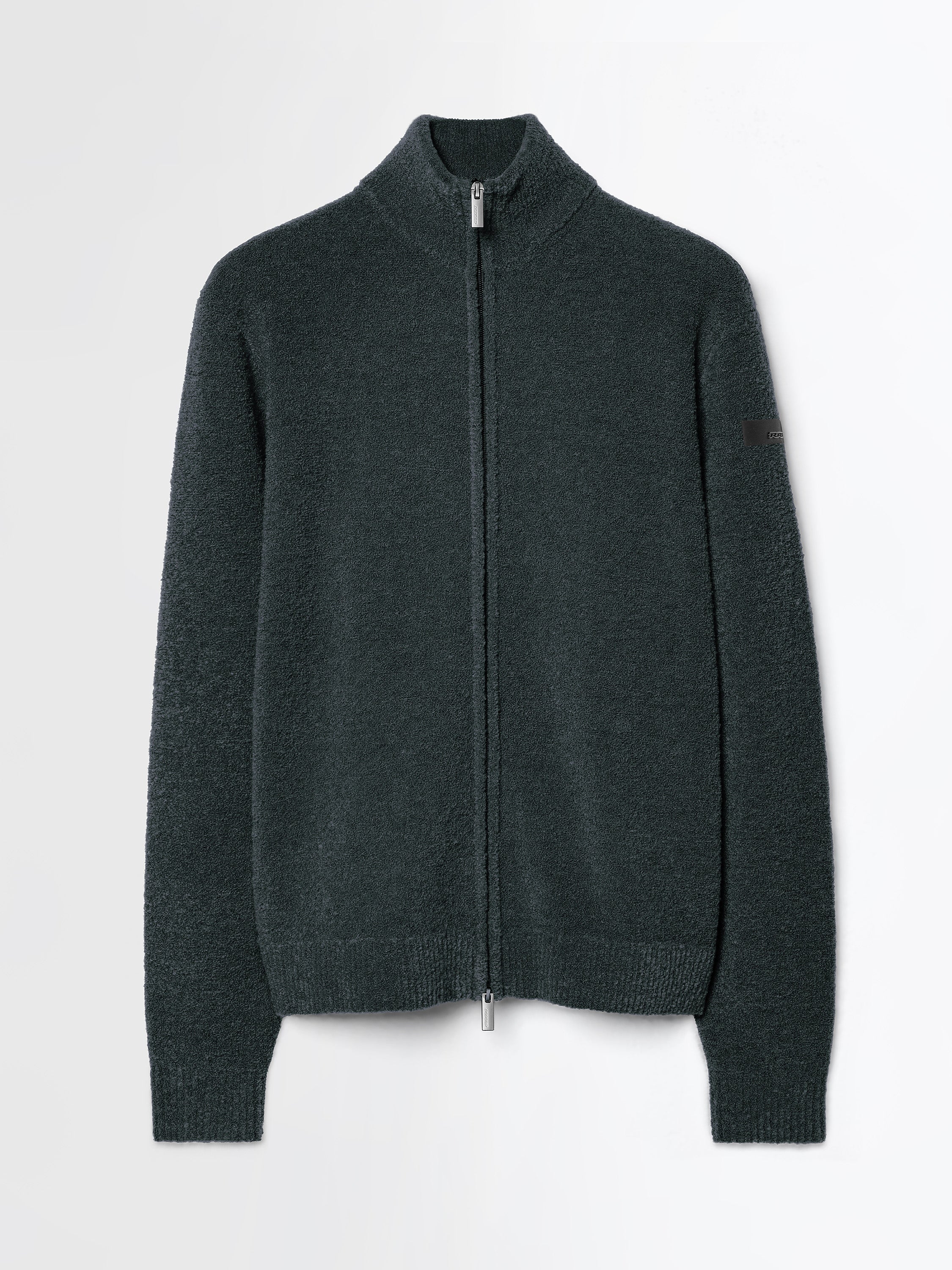 Bouclè Full Zip Knit
