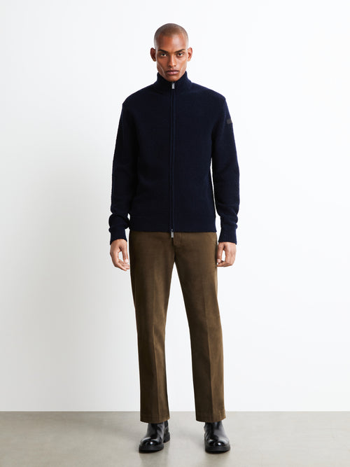 Bouclè Full Zip Knit