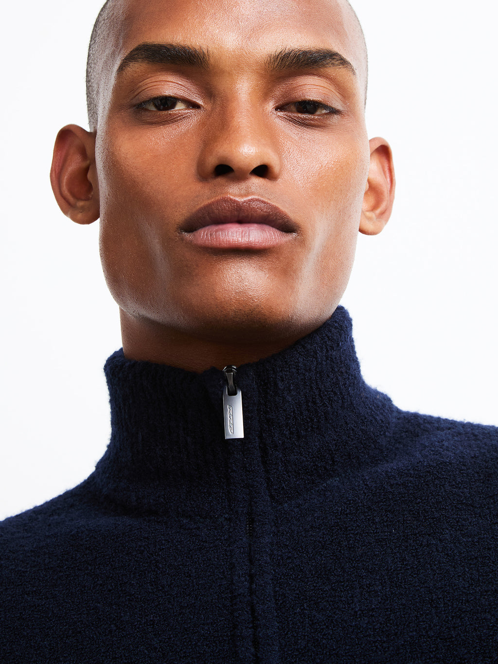 Bouclè Full Zip Knit