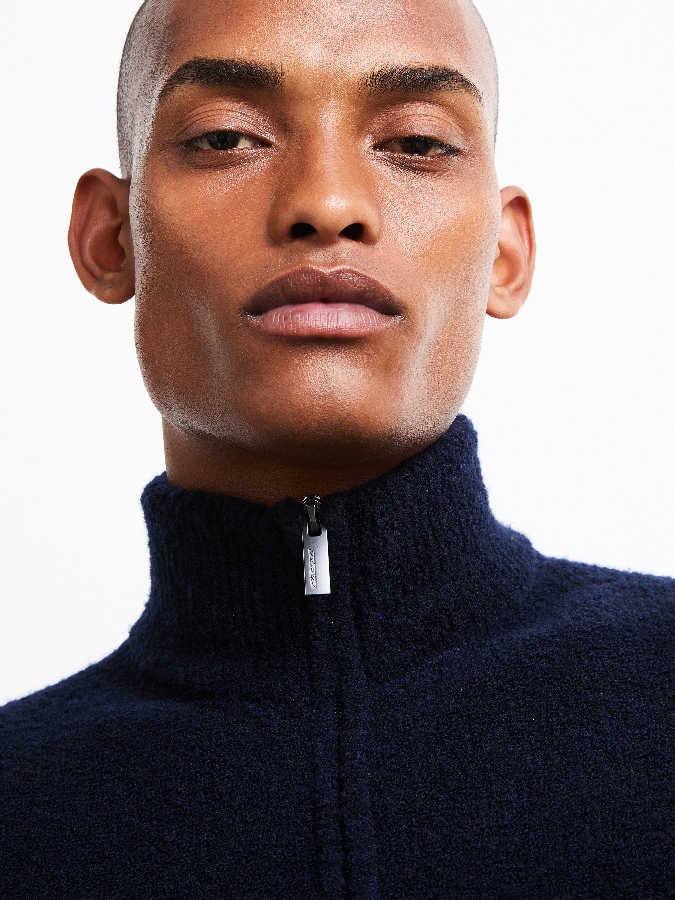 Bouclè Full Zip Knit