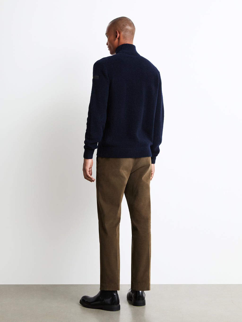 Bouclè Full Zip Knit