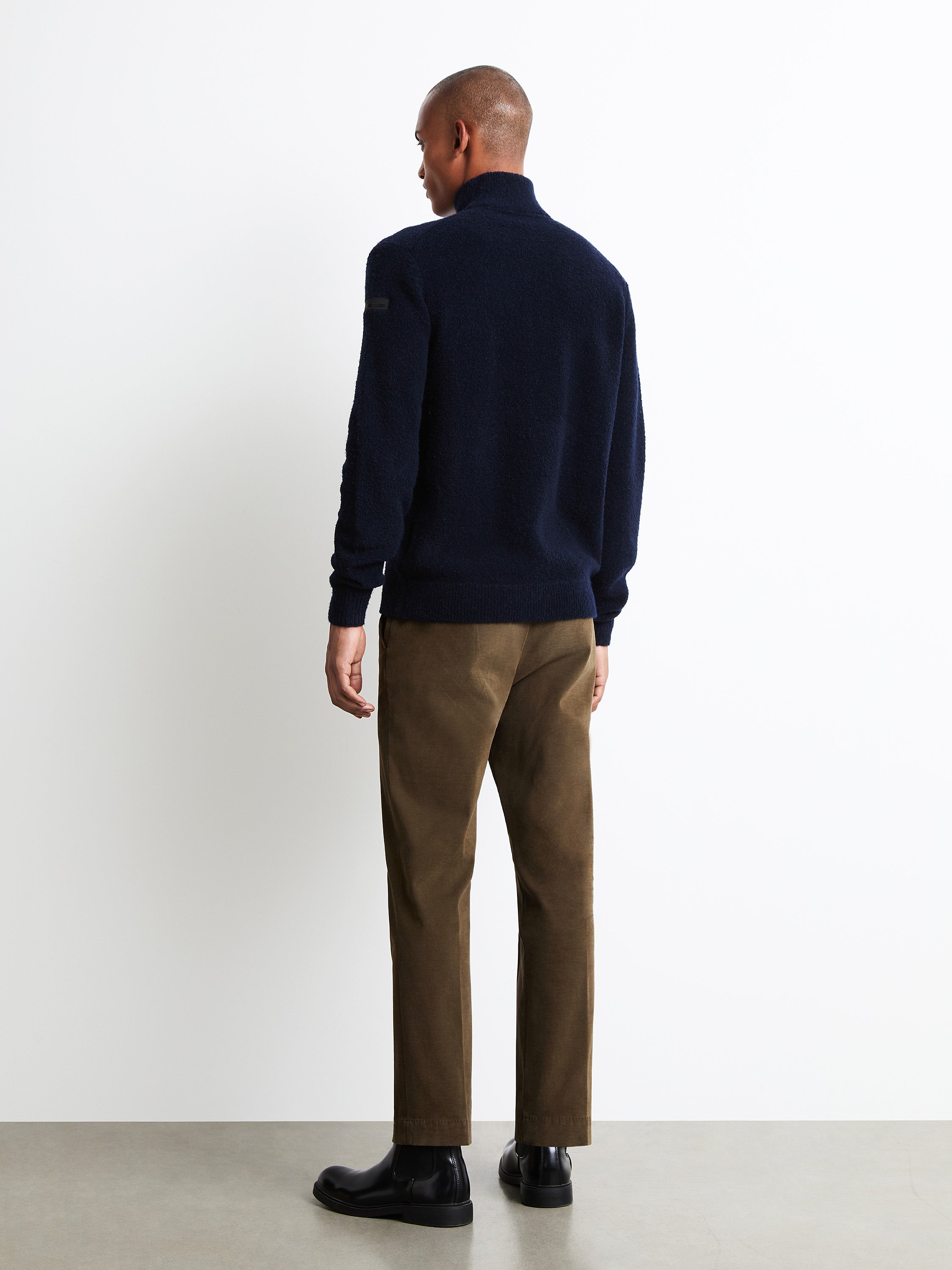 Bouclè Full Zip Knit