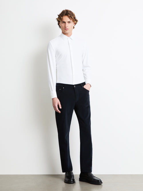 Oxford Jacquard Open Shirt
