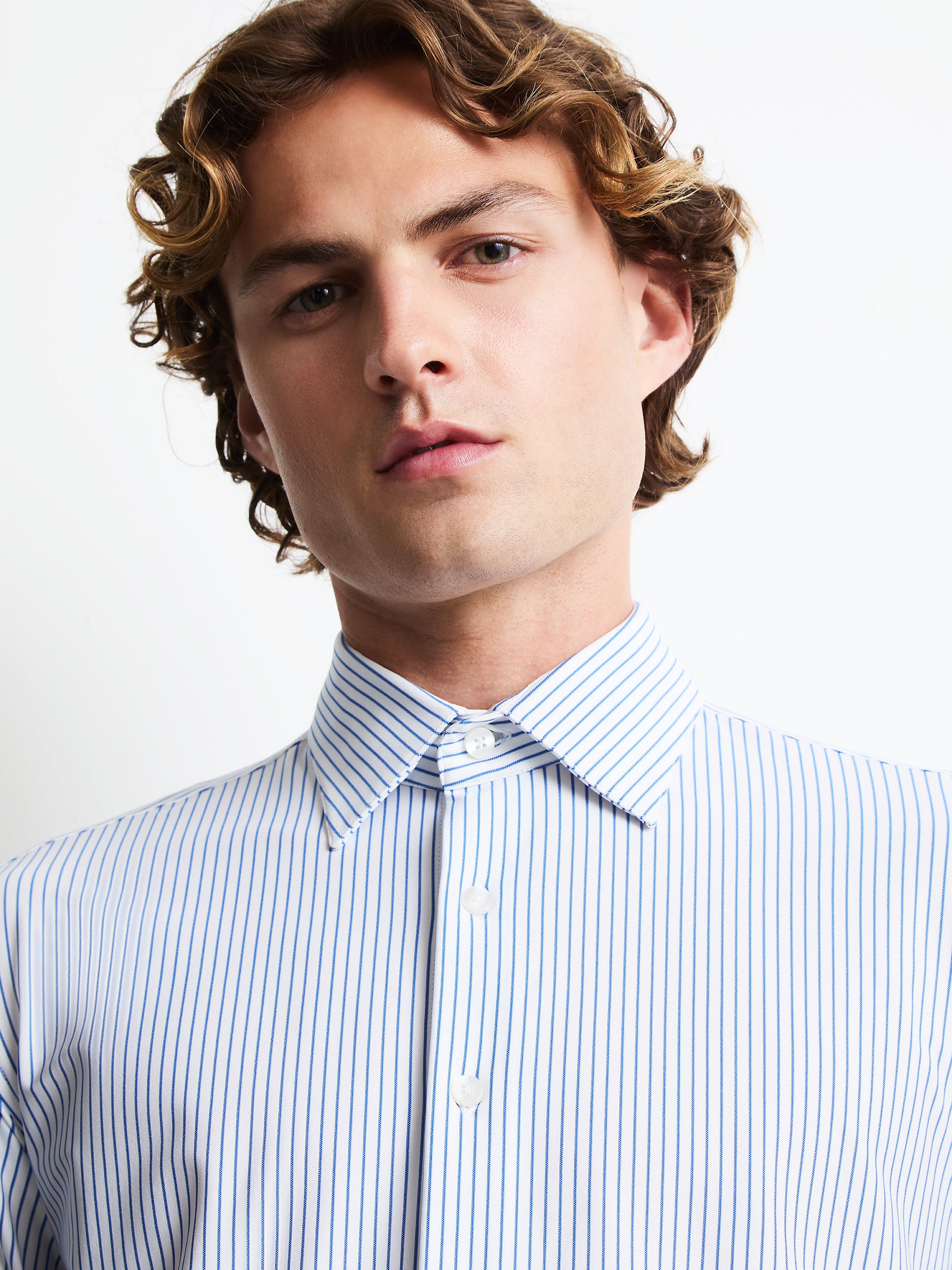 Oxford Jacquard Stripe Regular Shirt