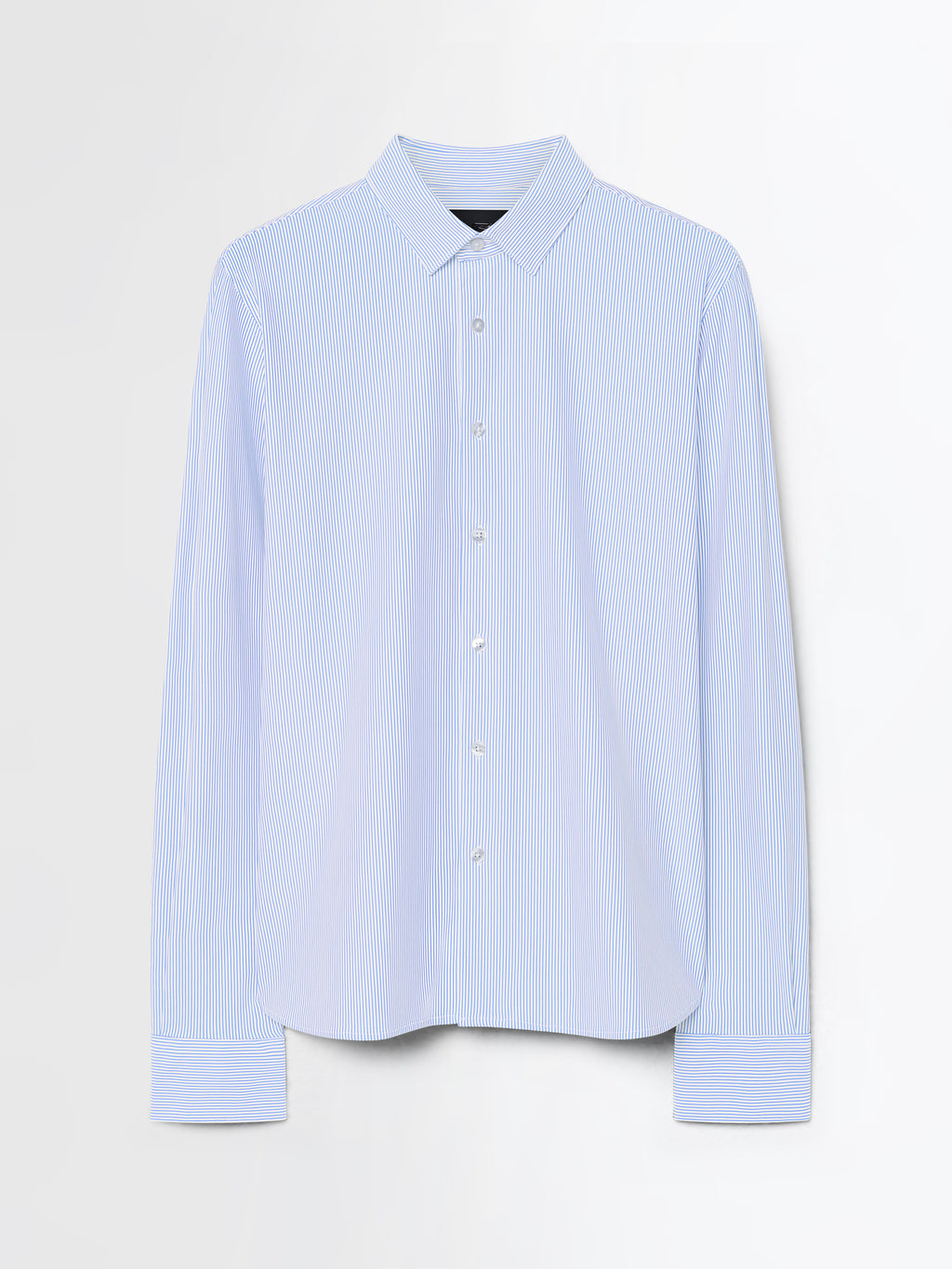 Oxford Jacquard Stripe Open Shirt