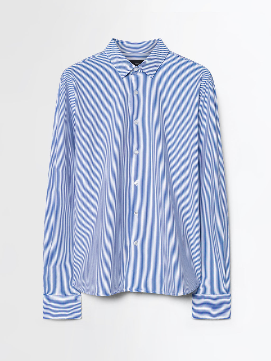 Oxford Jacquard Stripe Open Shirt