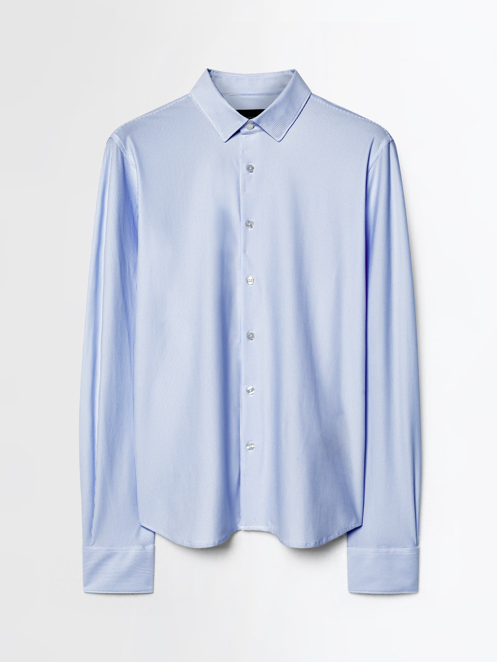 Oxford Jacquard Stripe Open Shirt