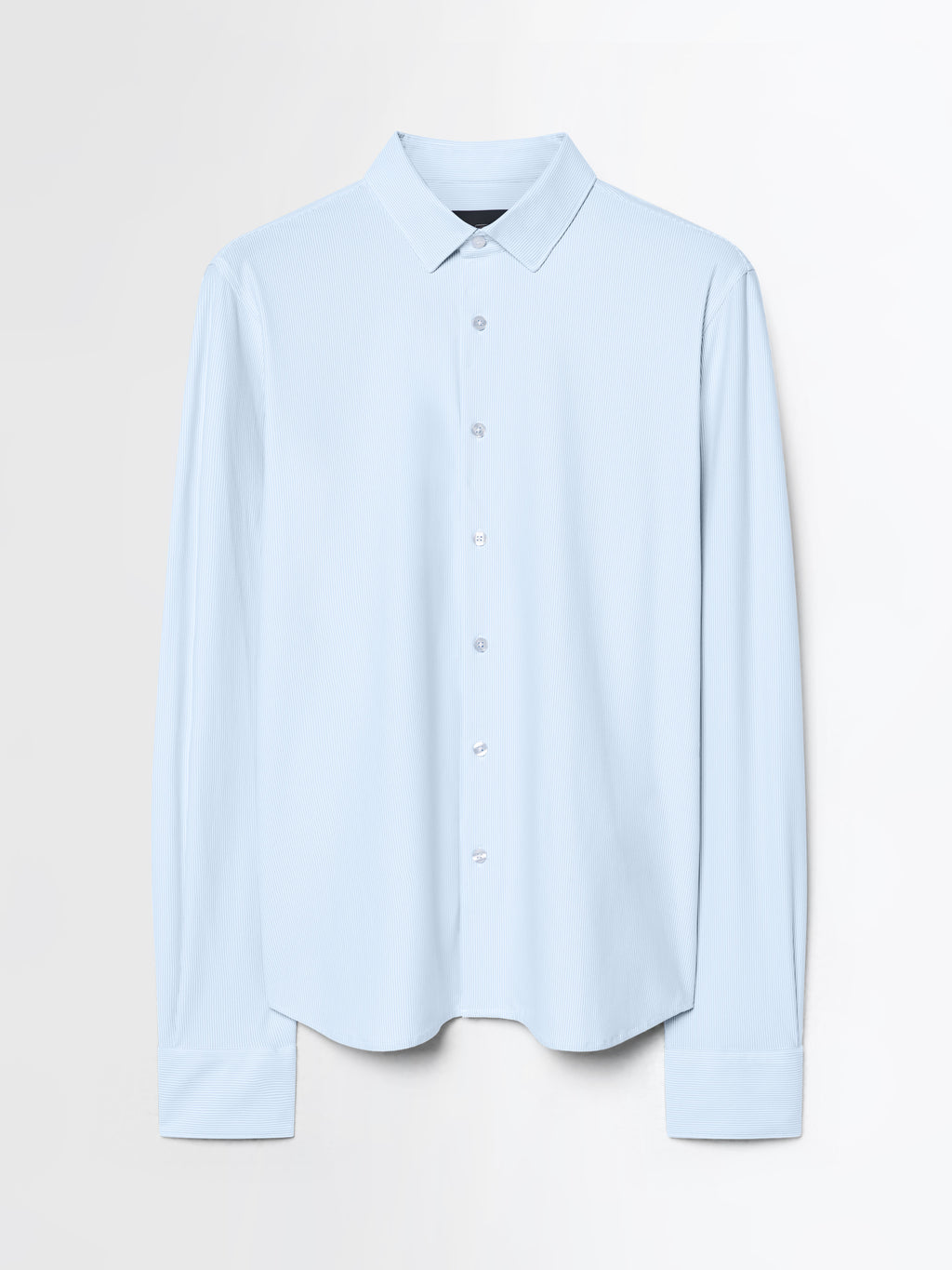 Oxford Jacquard Stripe Open Shirt