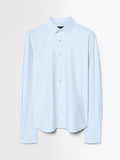 Oxford Jacquard Stripe Open Shirt