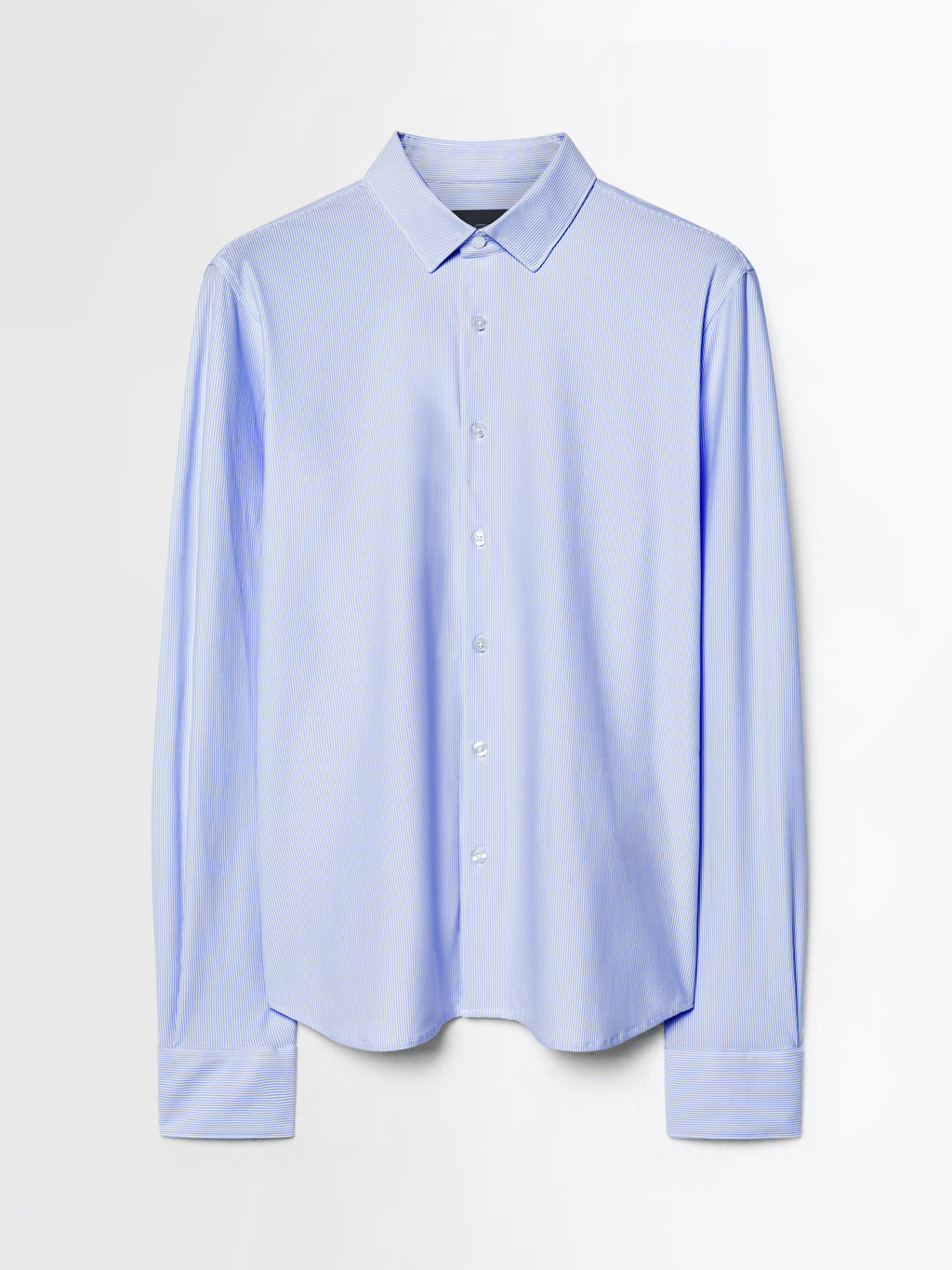 Oxford Jacquard Stripe Open Shirt