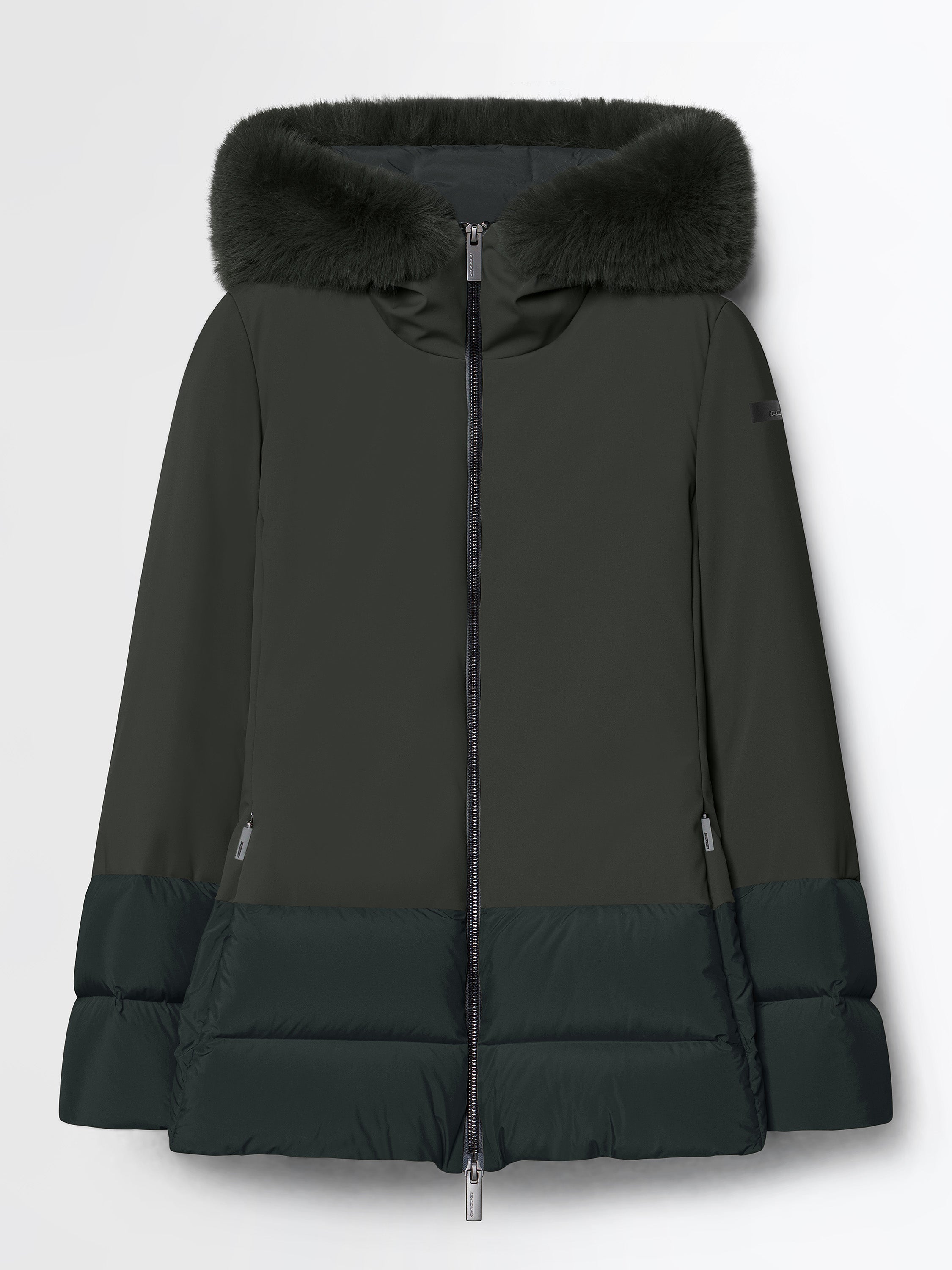 Montecristo Hybrid Hood Fur Wom Jkt