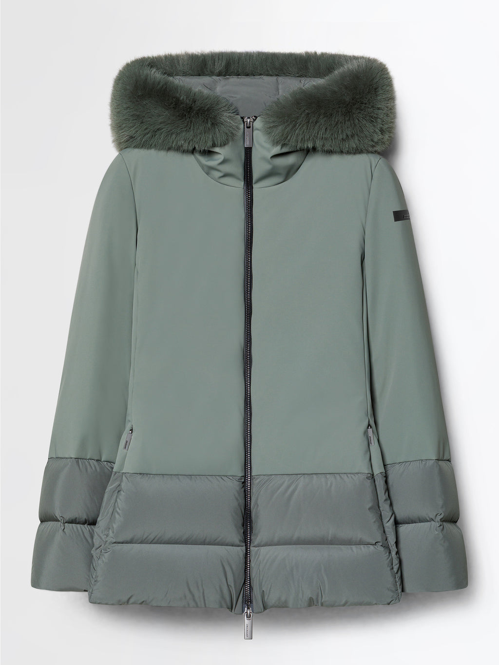 Montecristo Hybrid Hood Fur Wom Jkt