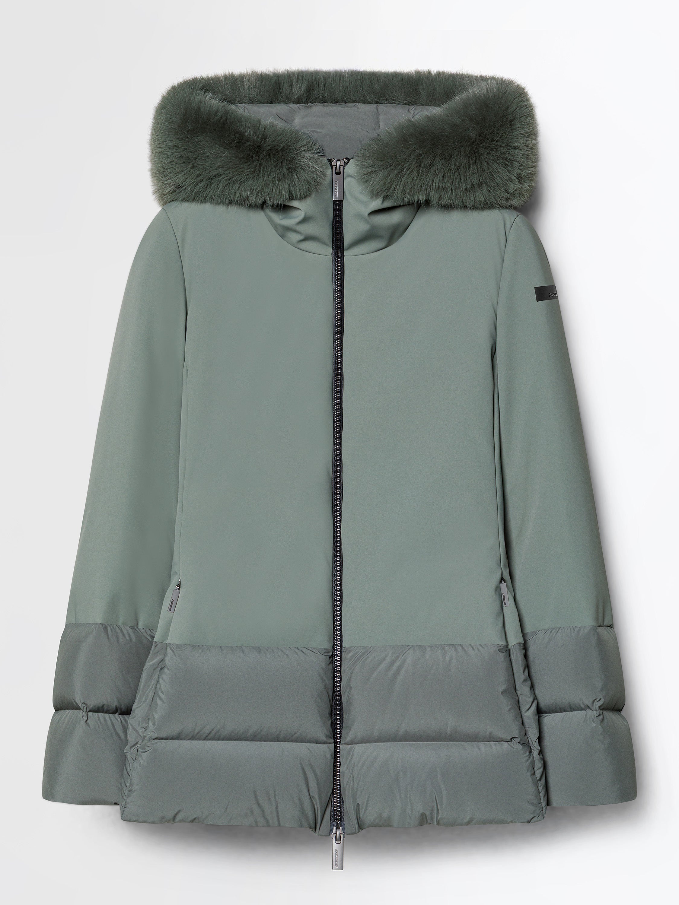 Montecristo Hybrid Hood Fur Wom Jkt