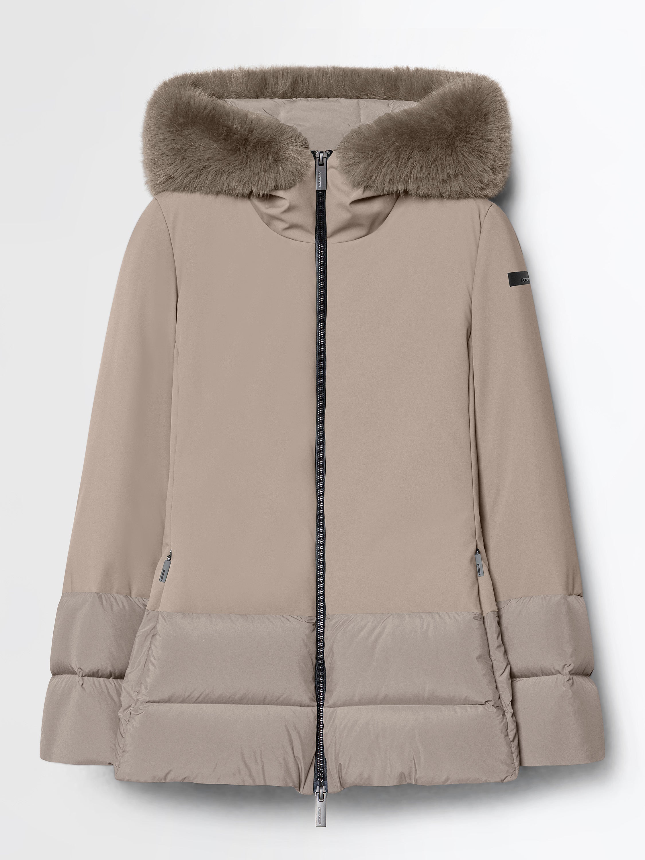 Montecristo Hybrid Hood Fur Wom Jkt