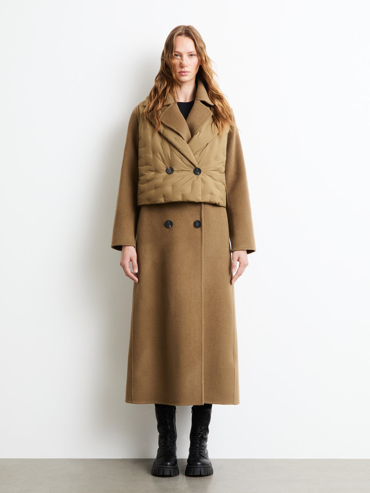 Big Duck 2P Long Coat Wom Jkt