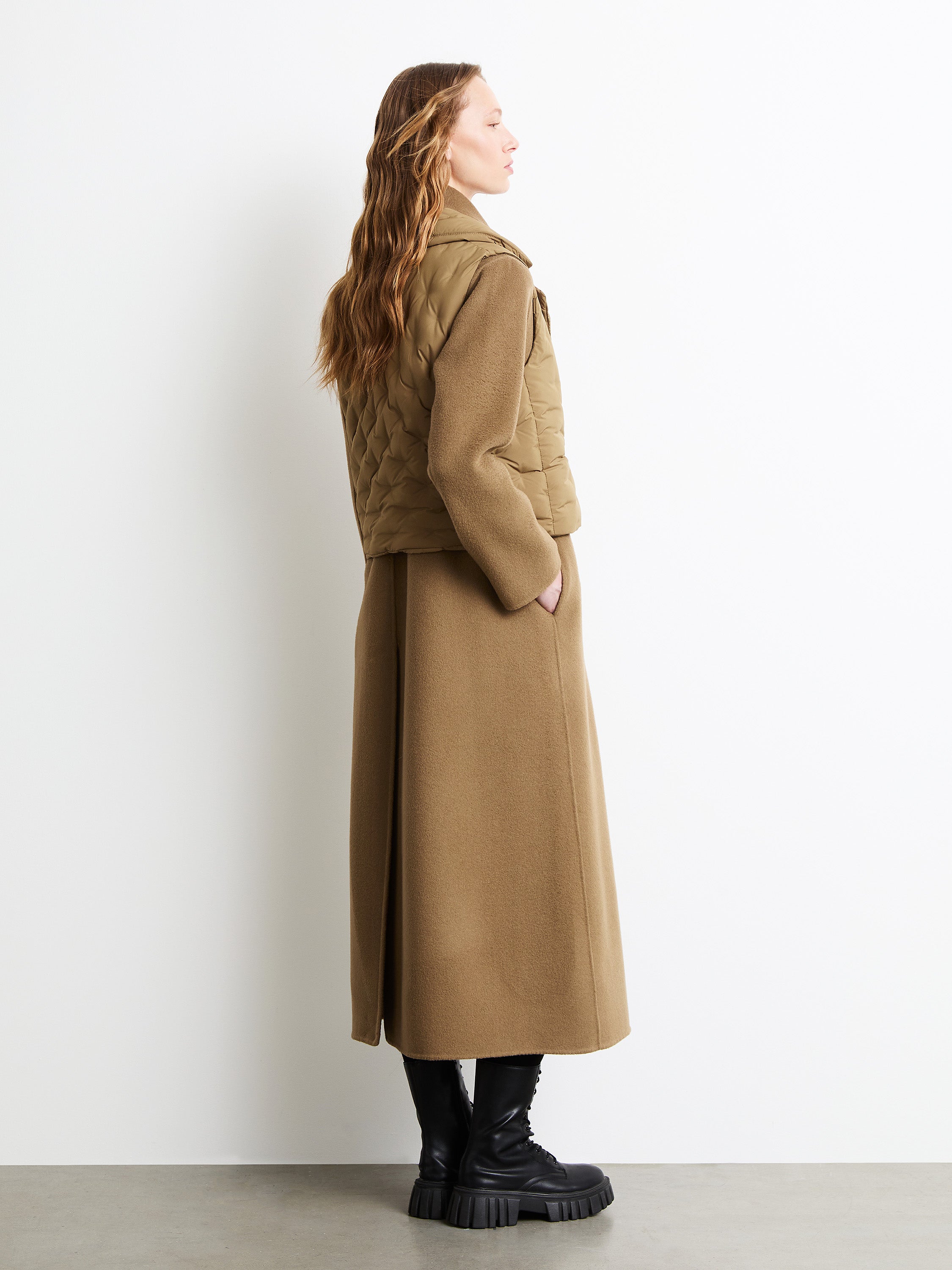 Big Duck 2P Long Coat Wom Jkt