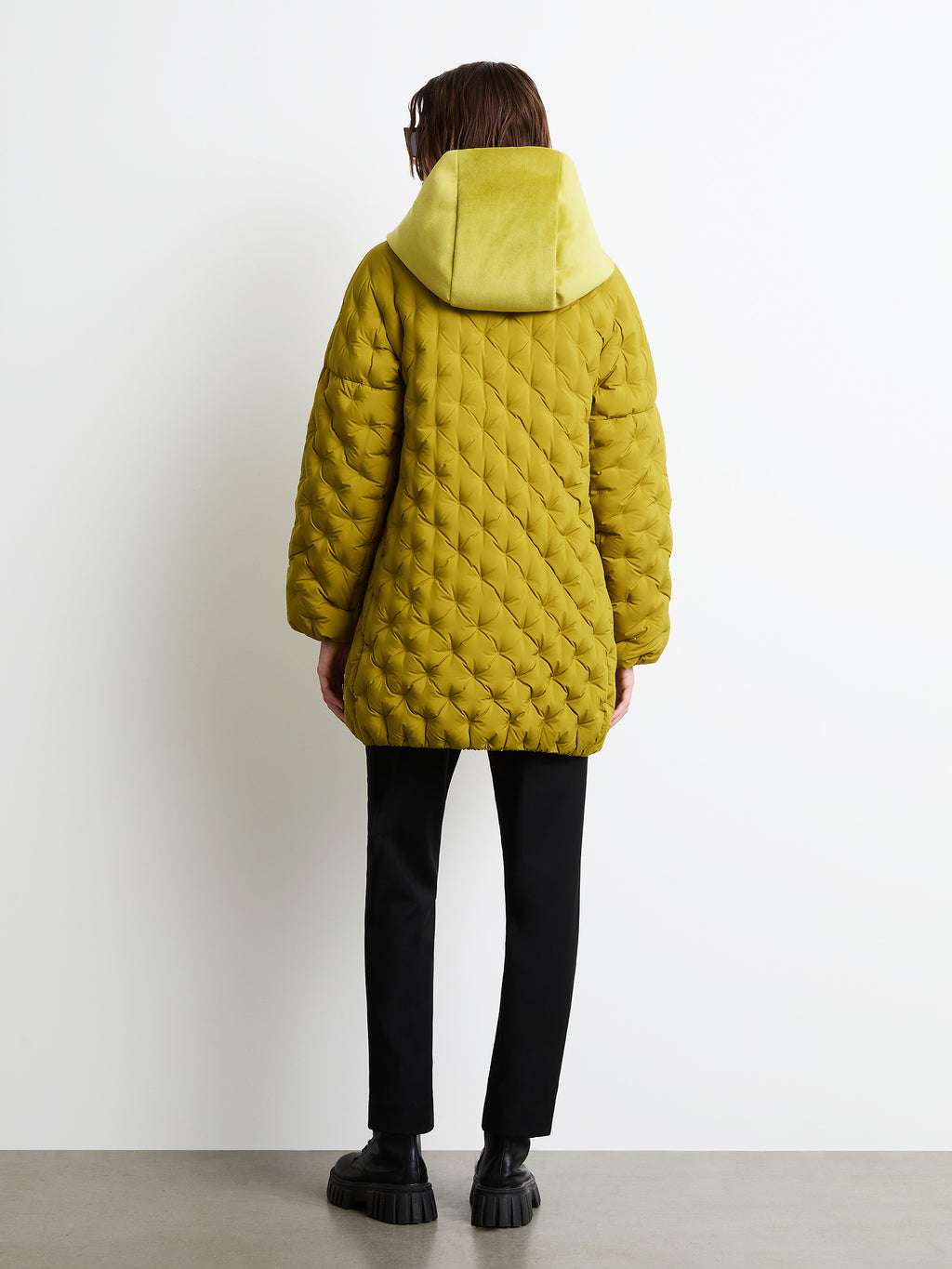 Dot Parka Over Wom Jkt