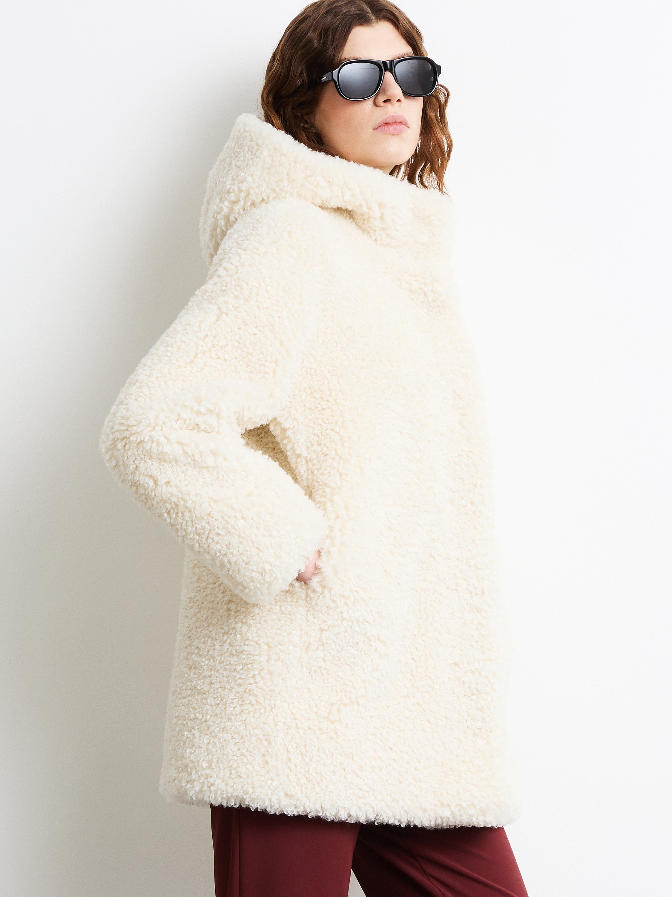 Lamb Hood Wom Jkt