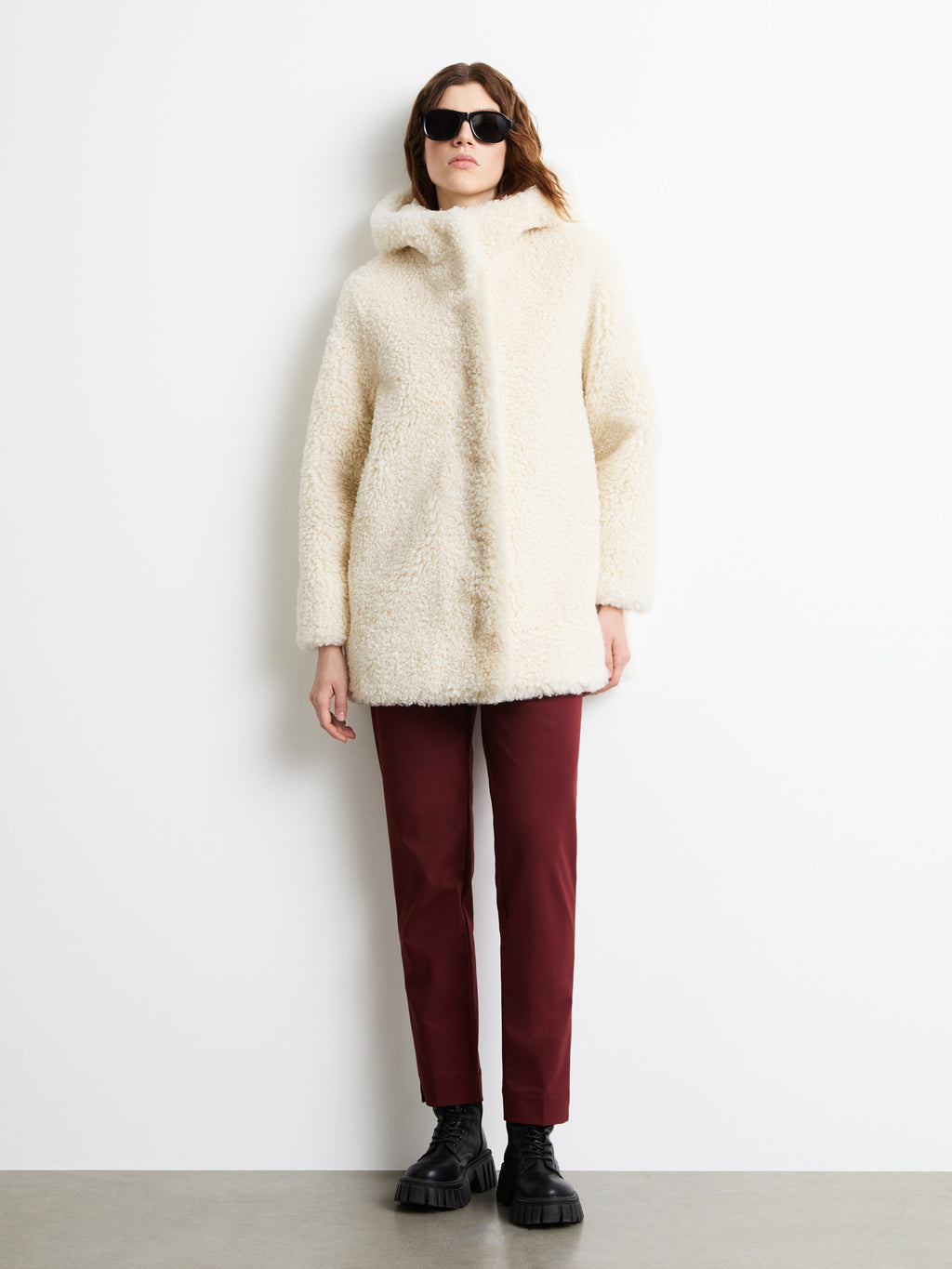 Lamb Hood Wom Jkt
