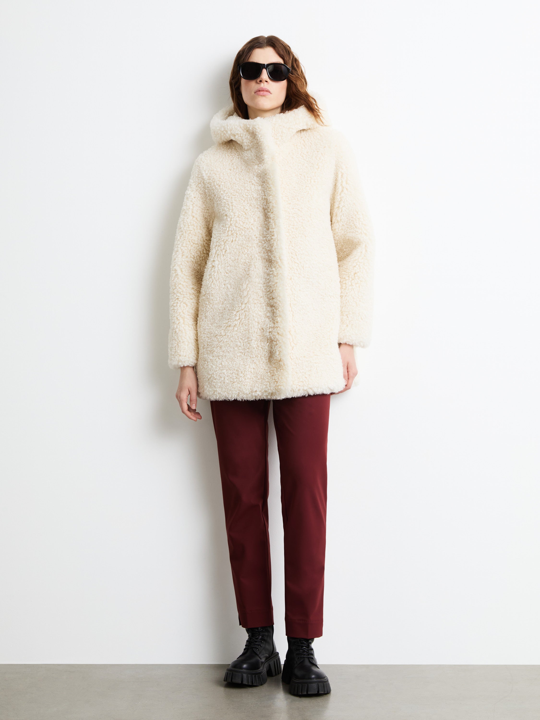 Lamb Hood Wom Jkt