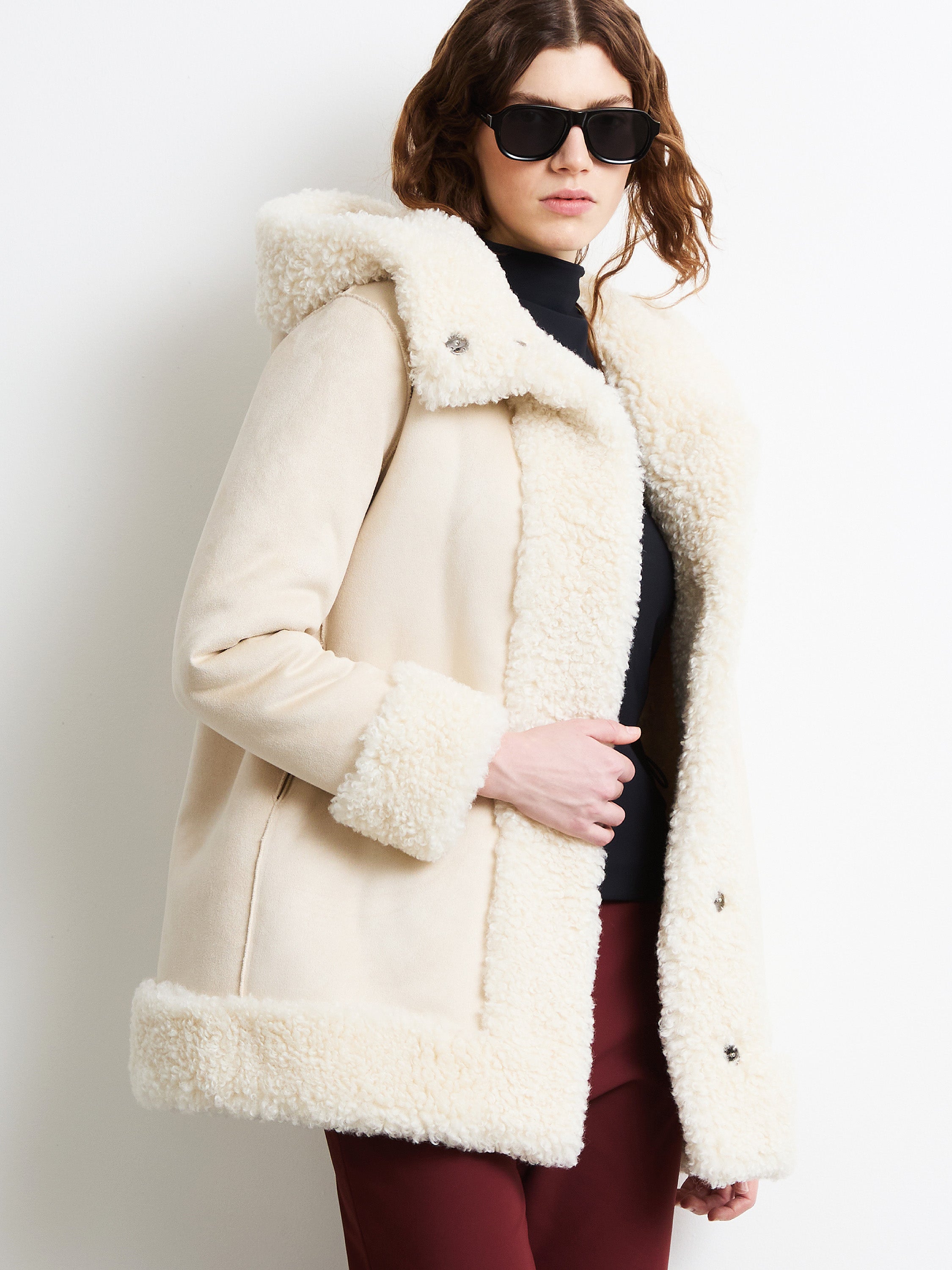 Lamb Hood Wom Jkt