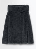 Lamb Hybrid Hood Wom Jkt